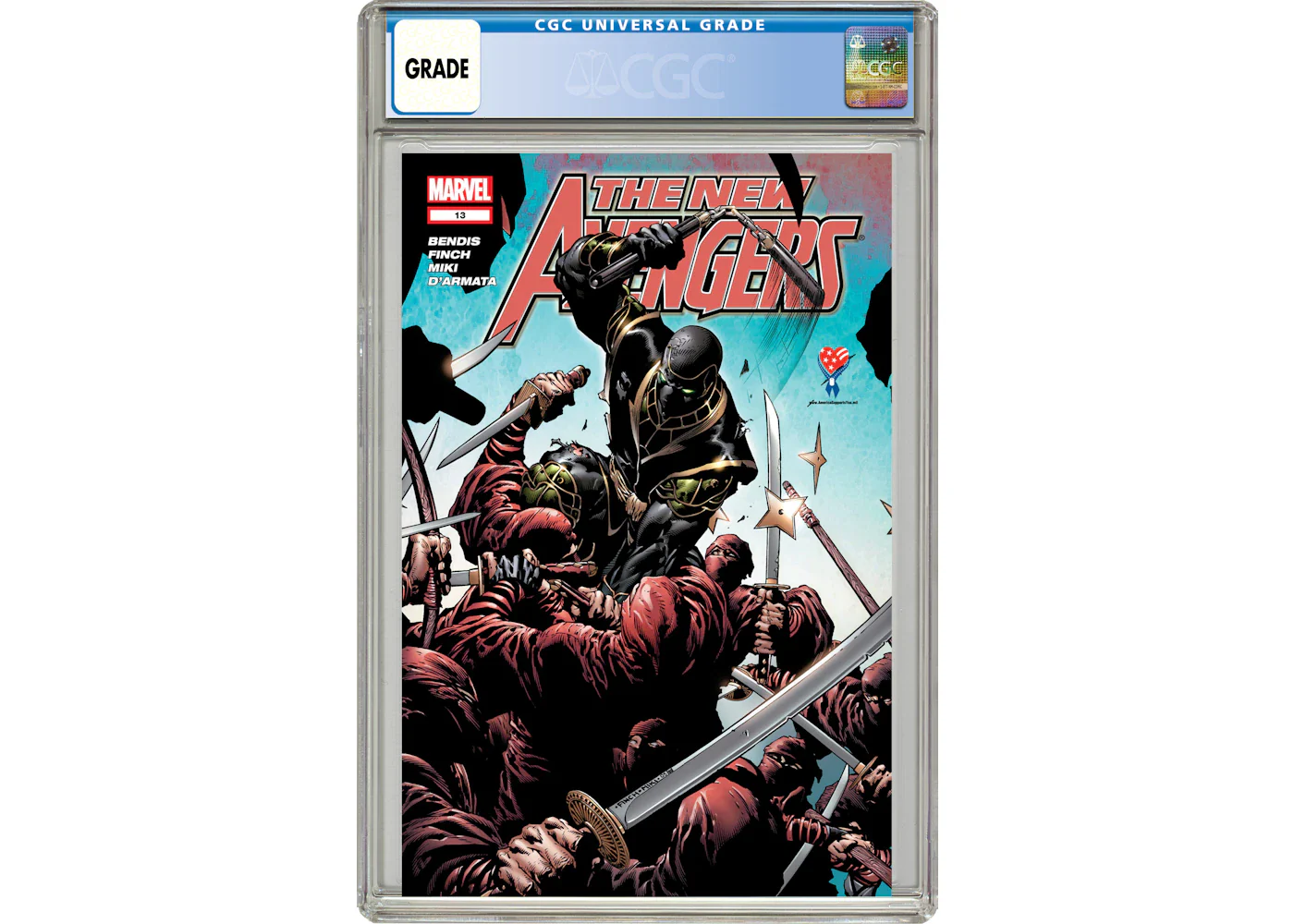 Marvel New Avengers #13 Comic Book CGC Graded