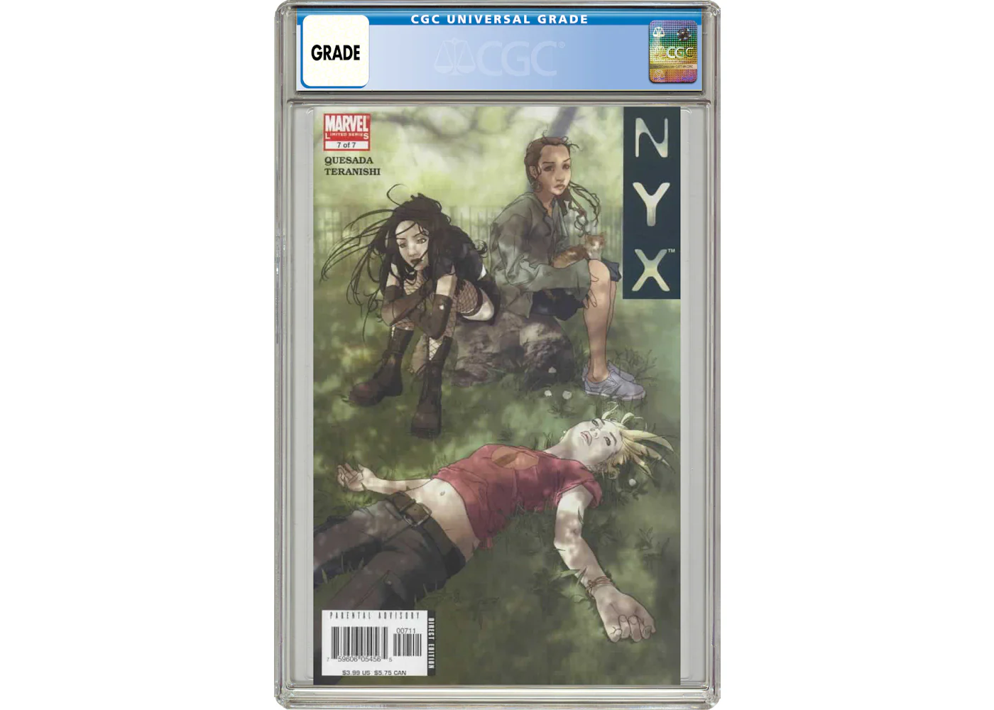 Marvel NYX (2003) #7 Comic Book CGC Graded