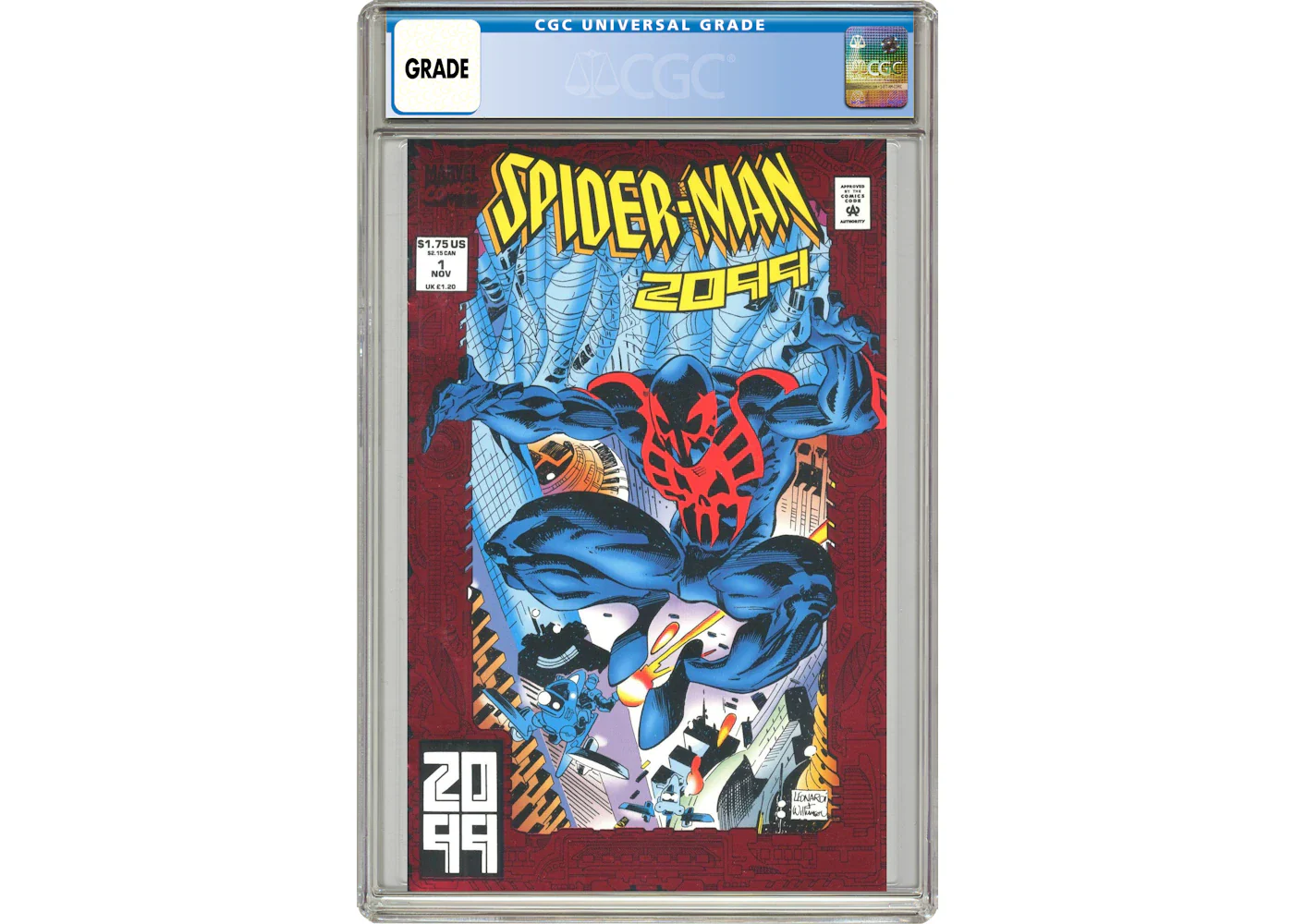 Marvel Spider-Man 2099 #1 Comic Book CGC Graded