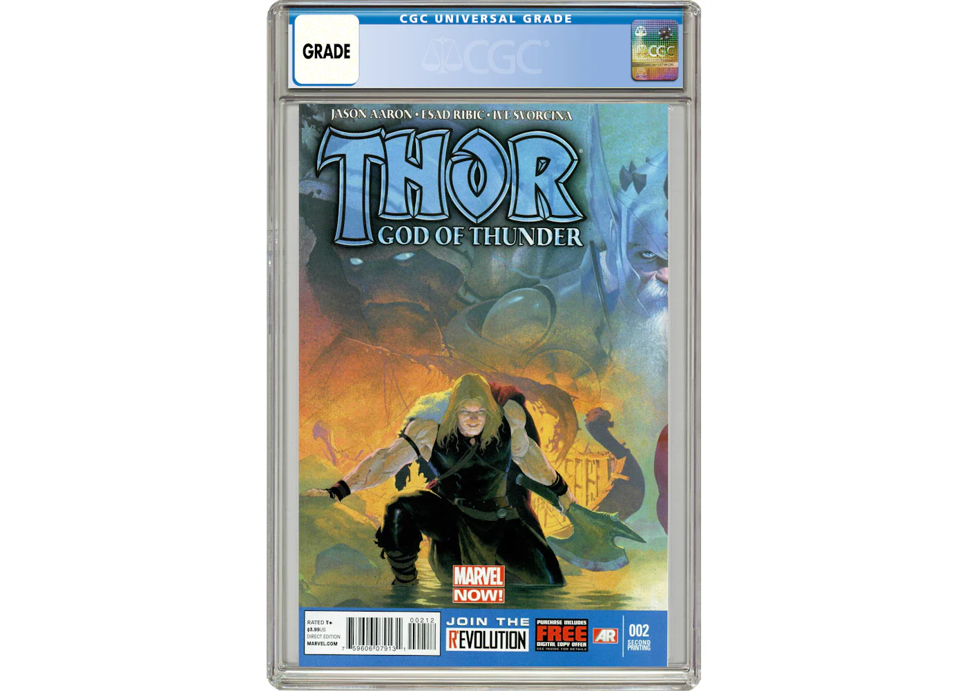 Marvel Thor God of Thunder (2012) #2C Comic Book CGC Graded