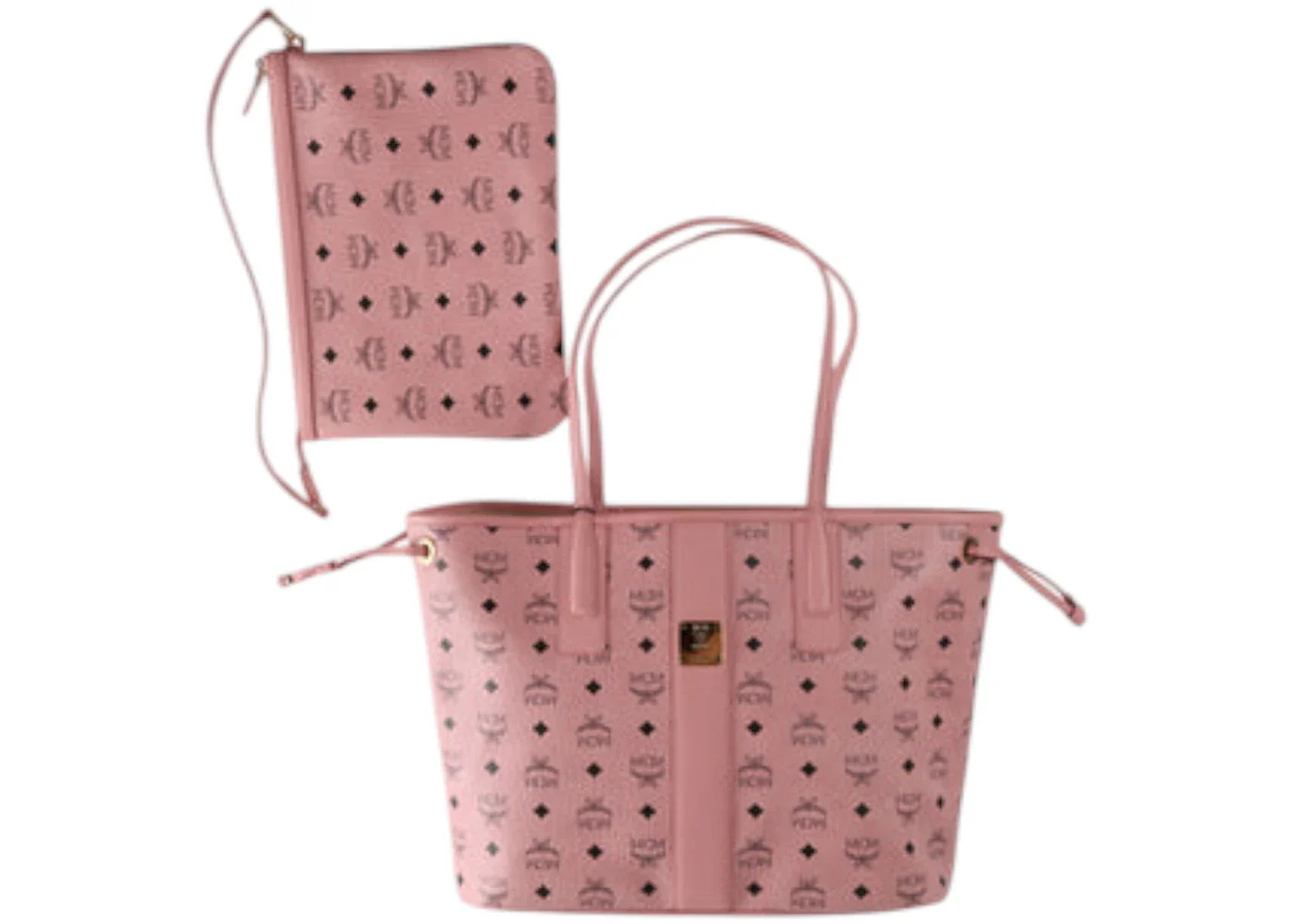 MCM Liz VI Medium Shopper Soft Pink