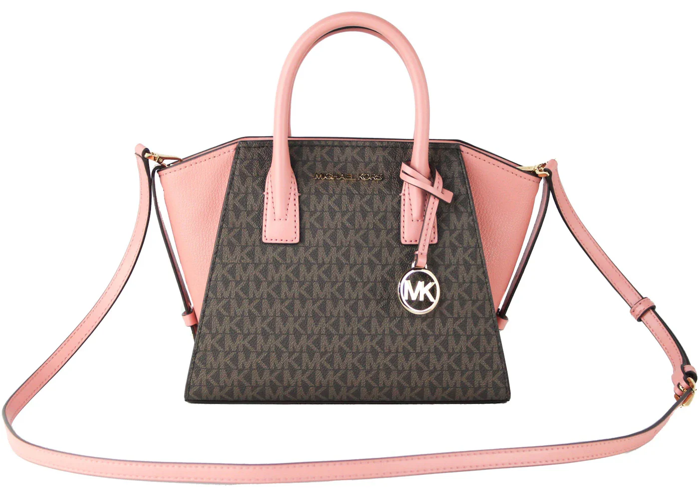Michael Kors Avril Top-Zip Satchel Small Pink