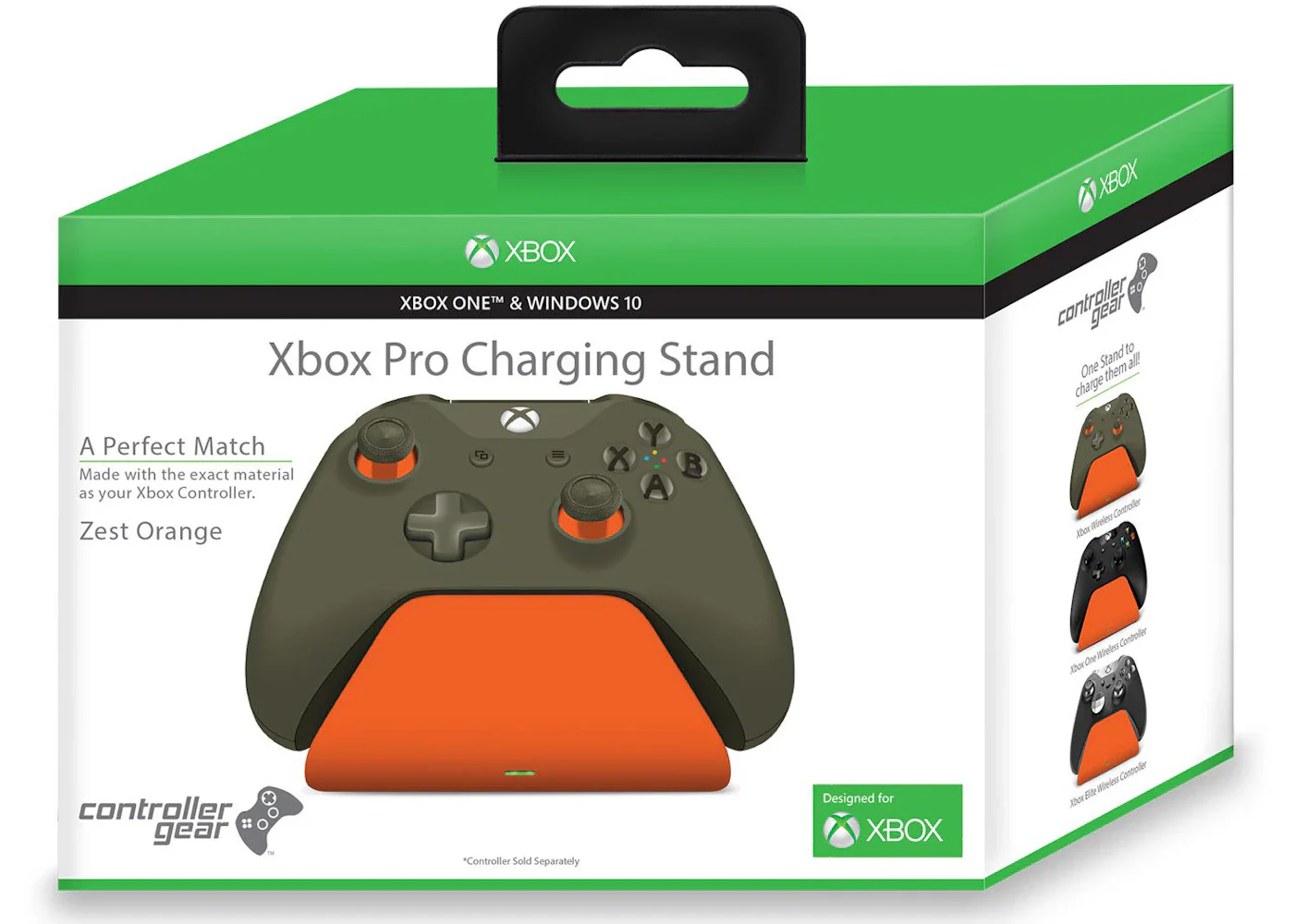 Microsoft Xbox Pro Controller Gear Charging Stand CSXBOX1RN-00ZOC Zest Orange