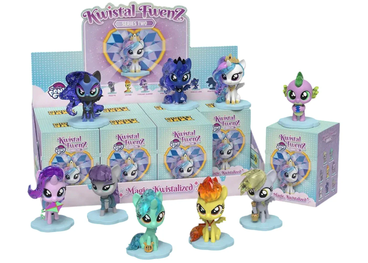 Mighty Jaxx Kwistal Fwenz x My Little Pony Series 02 Sealed Case (6 Blind Boxes)