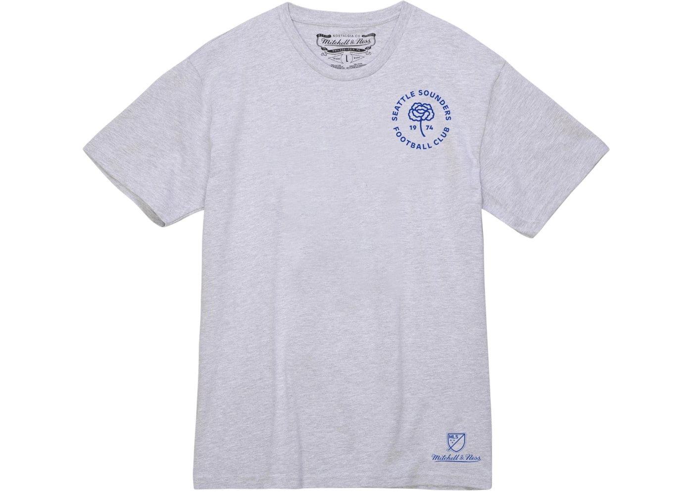 Mitchell & Ness Seattle Sounders FC Carnation T-shirt Heather Grey