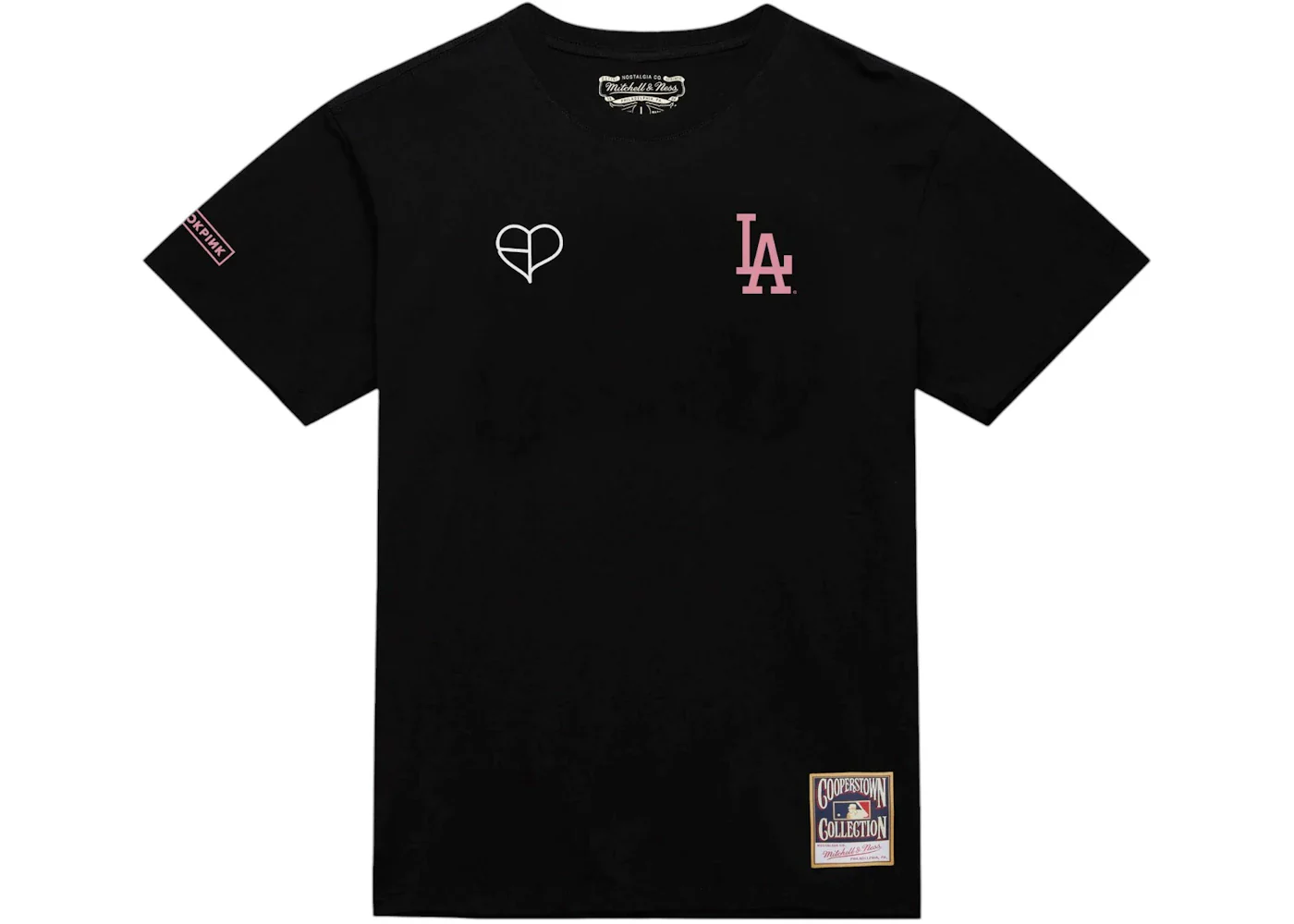 Mitchell & Ness x BLACKPINK Los Angeles Dodgers Tee Black