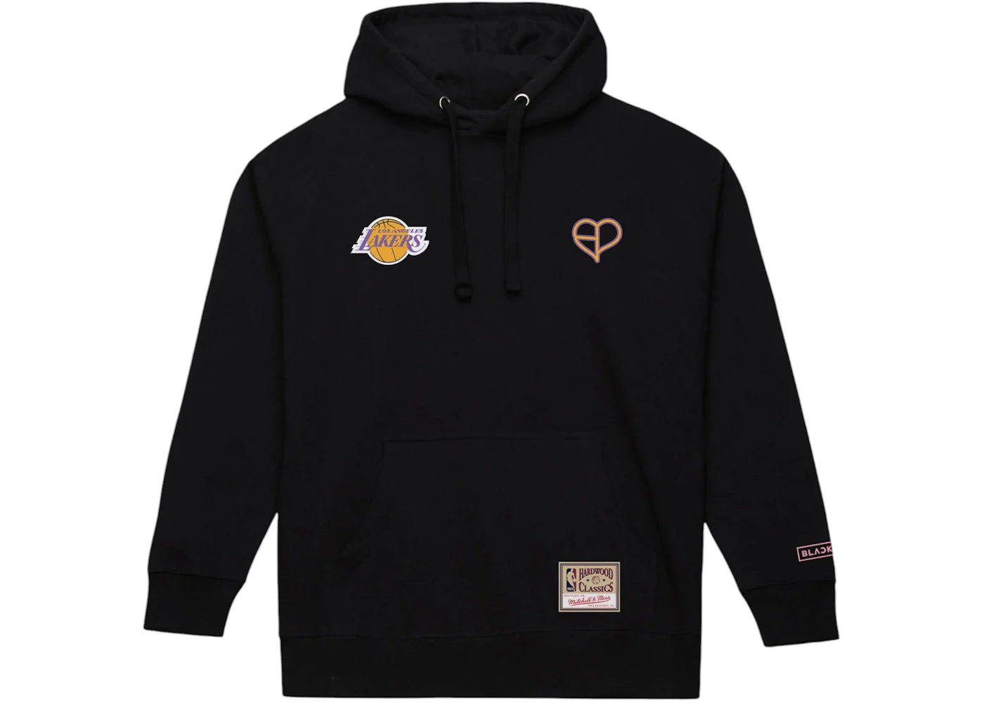 Mitchell & Ness x BLACKPINK Los Angeles Lakers Hoodie Black