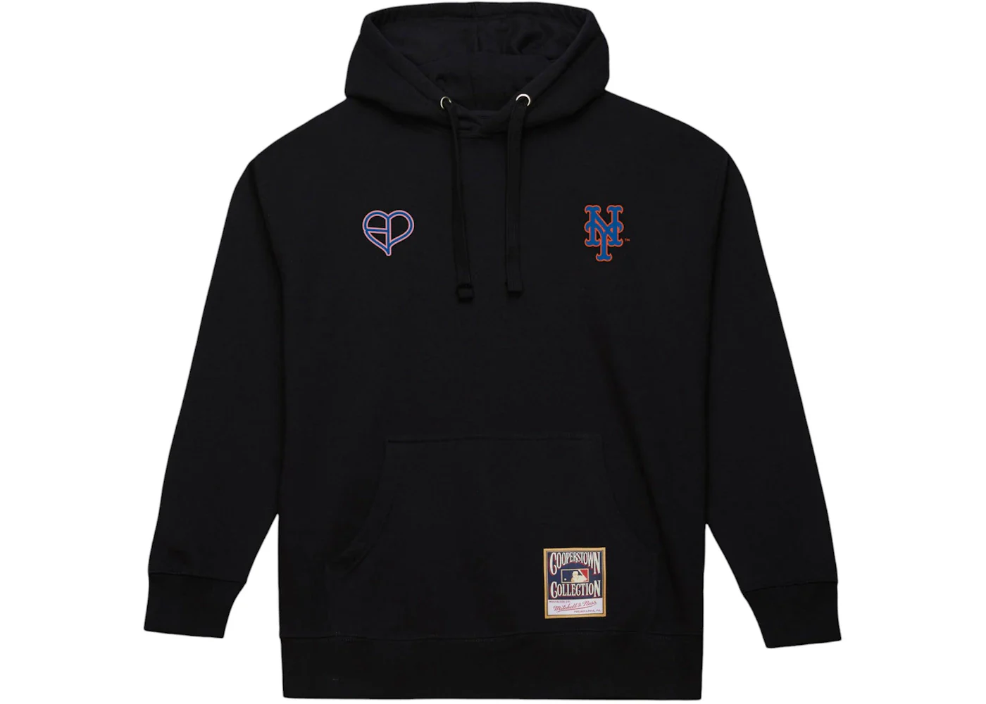Mitchell & Ness x BLACKPINK New York Mets Pullover Hoodie Black