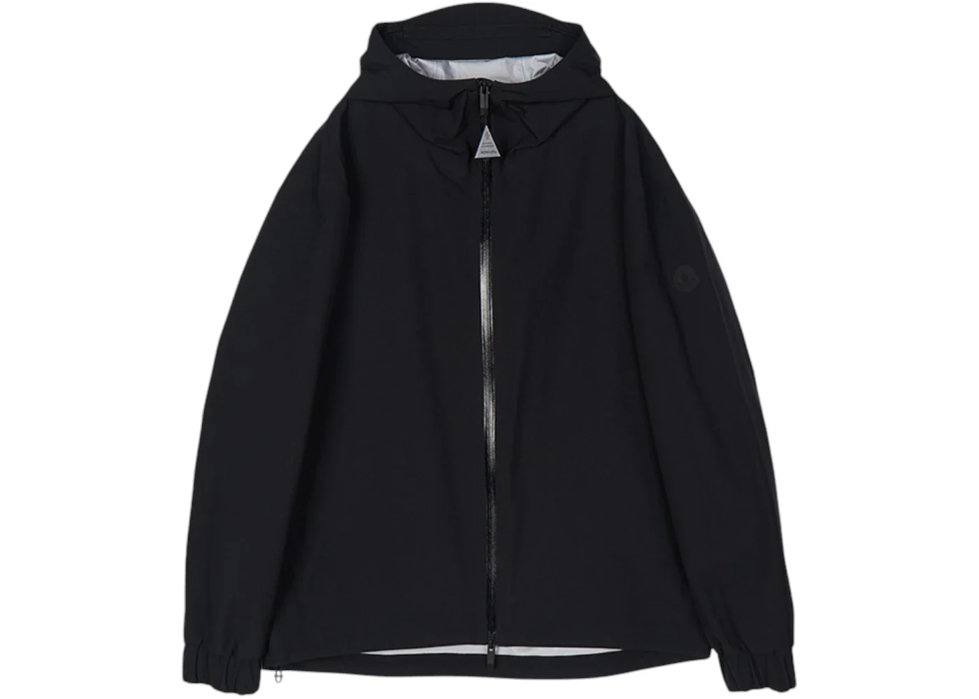 Moncler Bise Hood Windbreaker Jacket Black