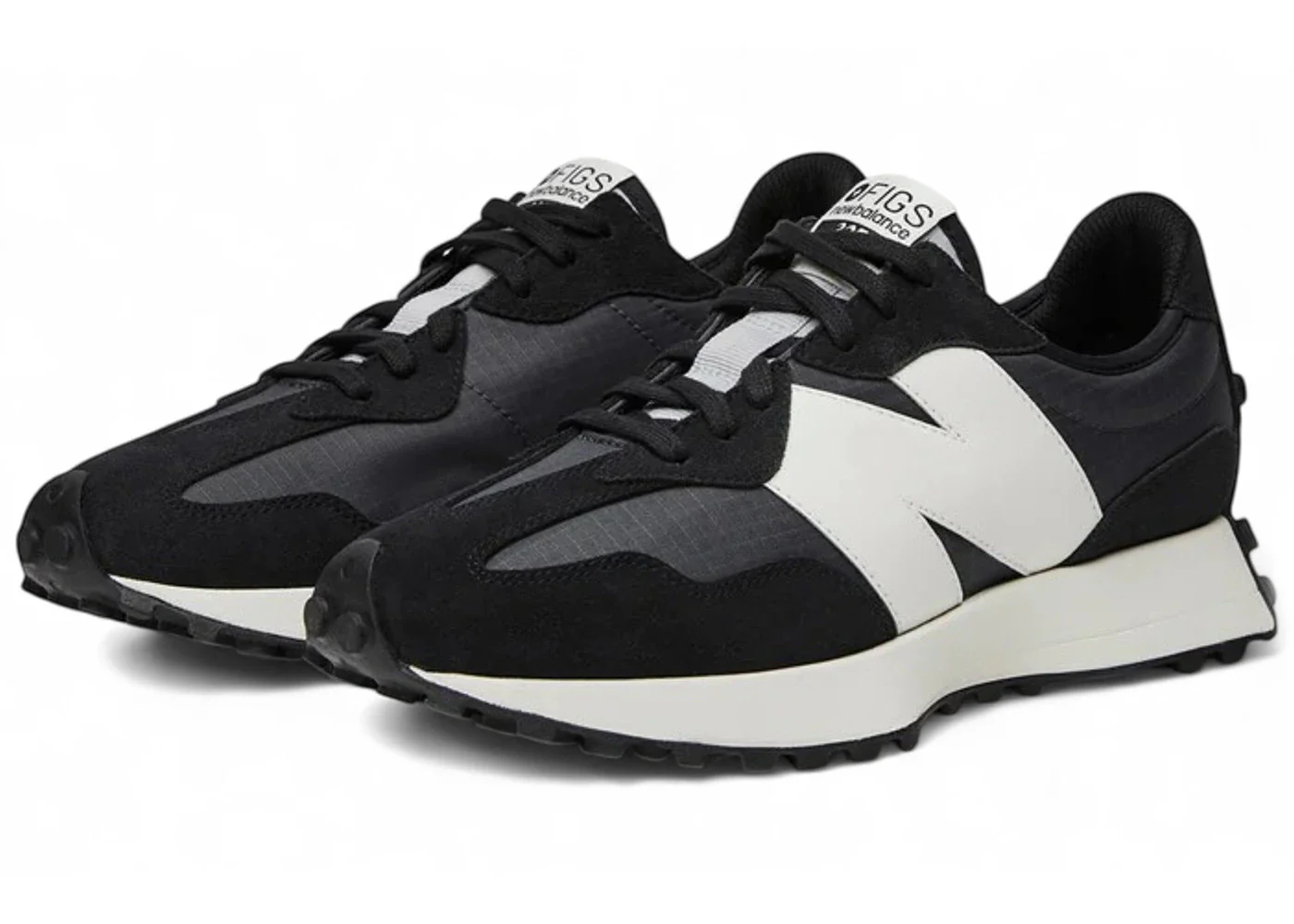 New Balance 327 FIGS Black White
