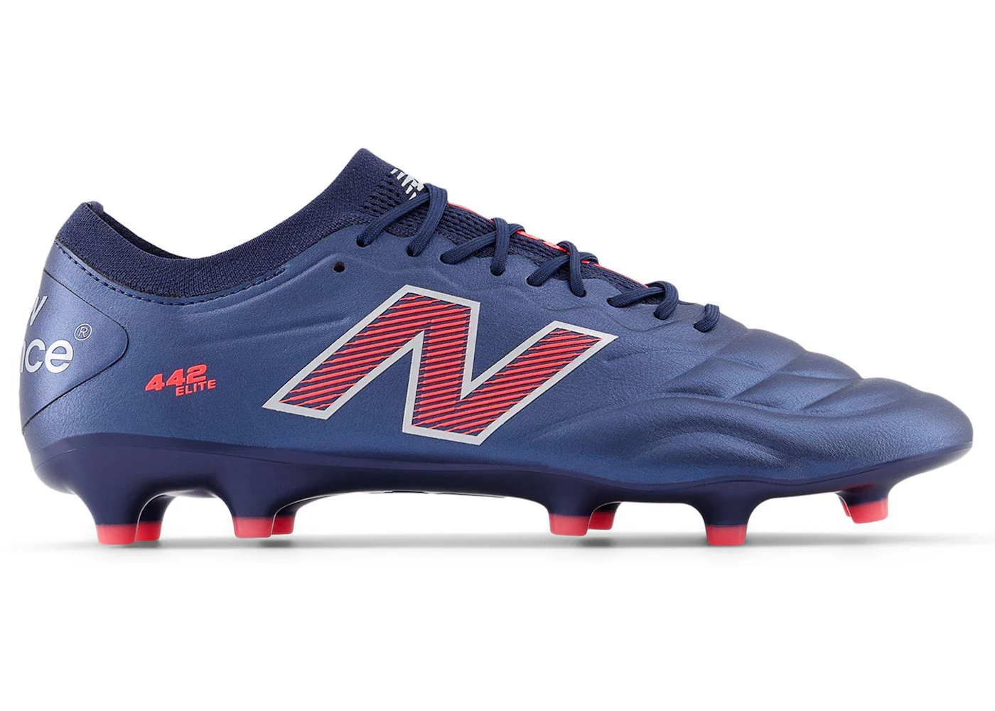 New Balance 442 Elite FG v2 Navy Silver Energy Red