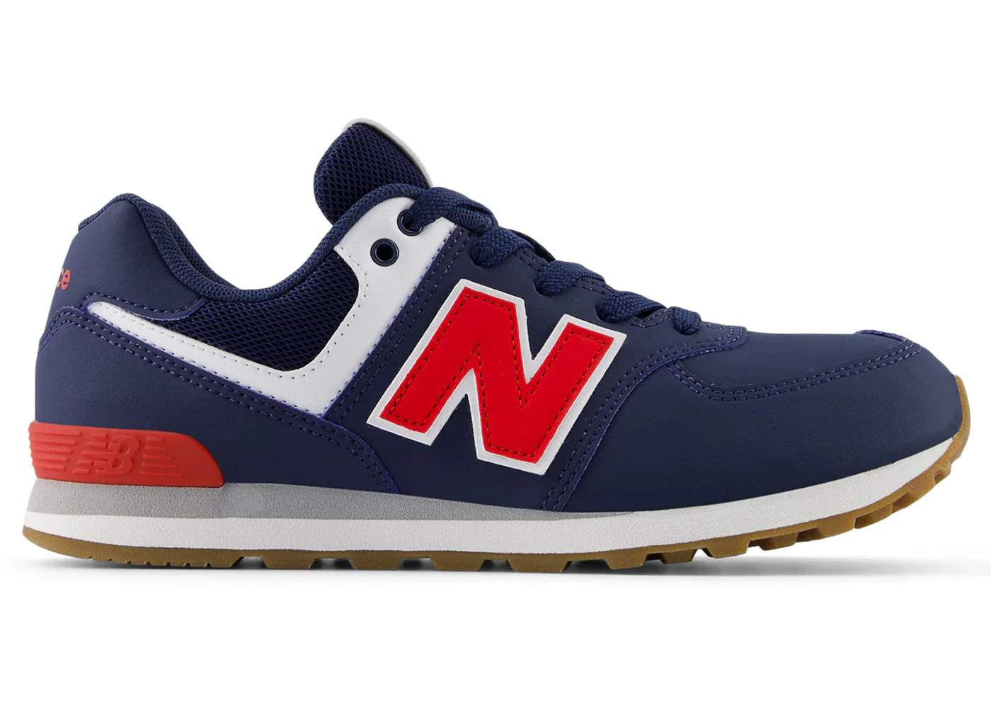 New Balance 574 Lace Navy Team Red (GS)