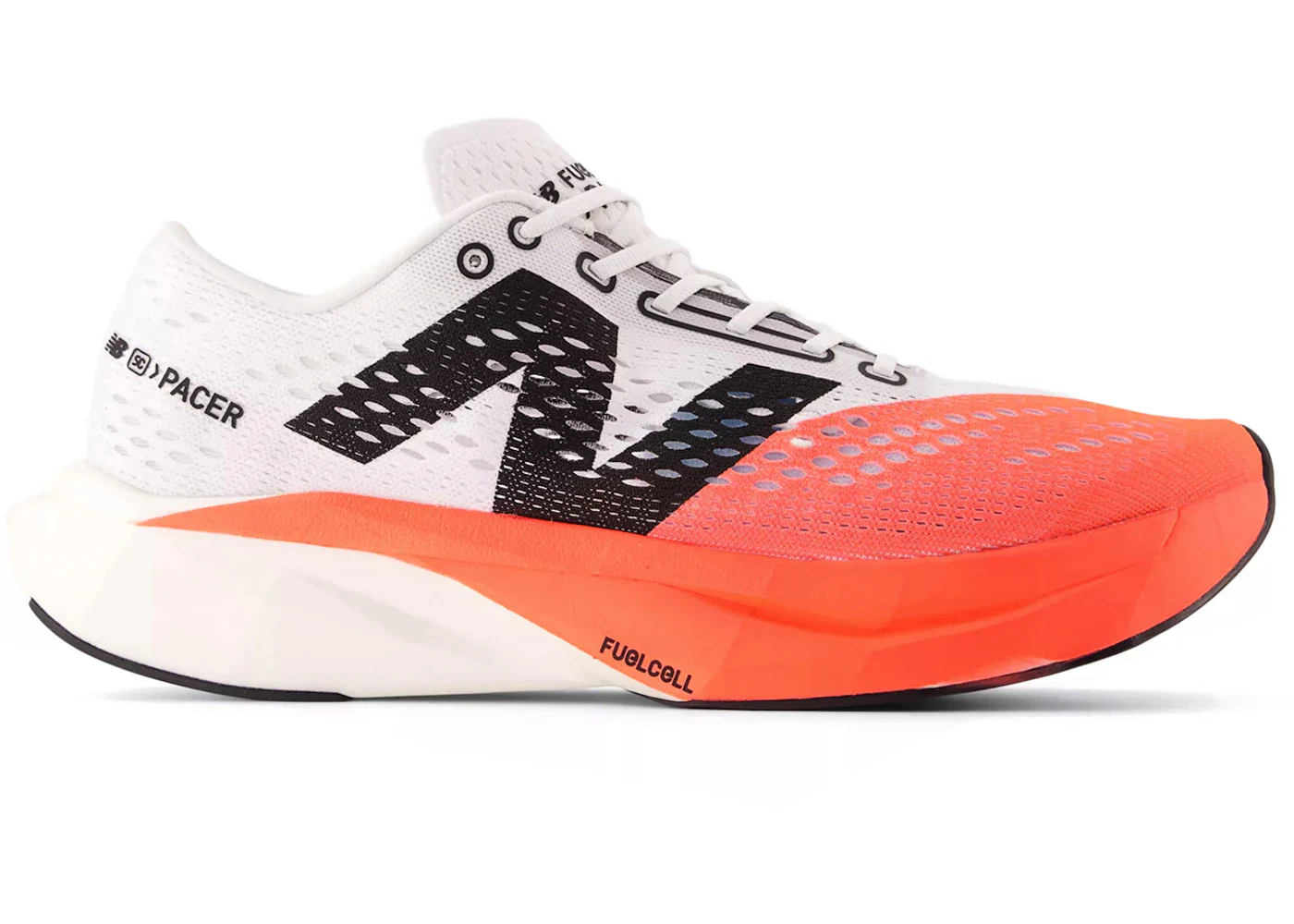New Balance FuelCell SuperComp Pacer v2 Urgent Red White Black