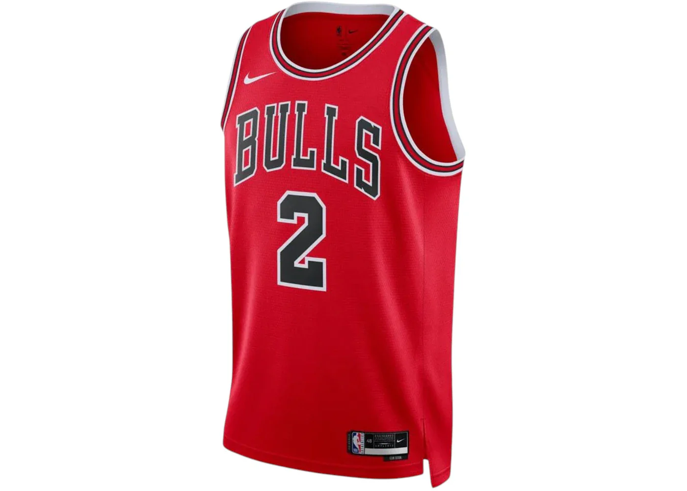 Nike Ball Lonzo Chicago Bulls Dri-Fit Jersey Red