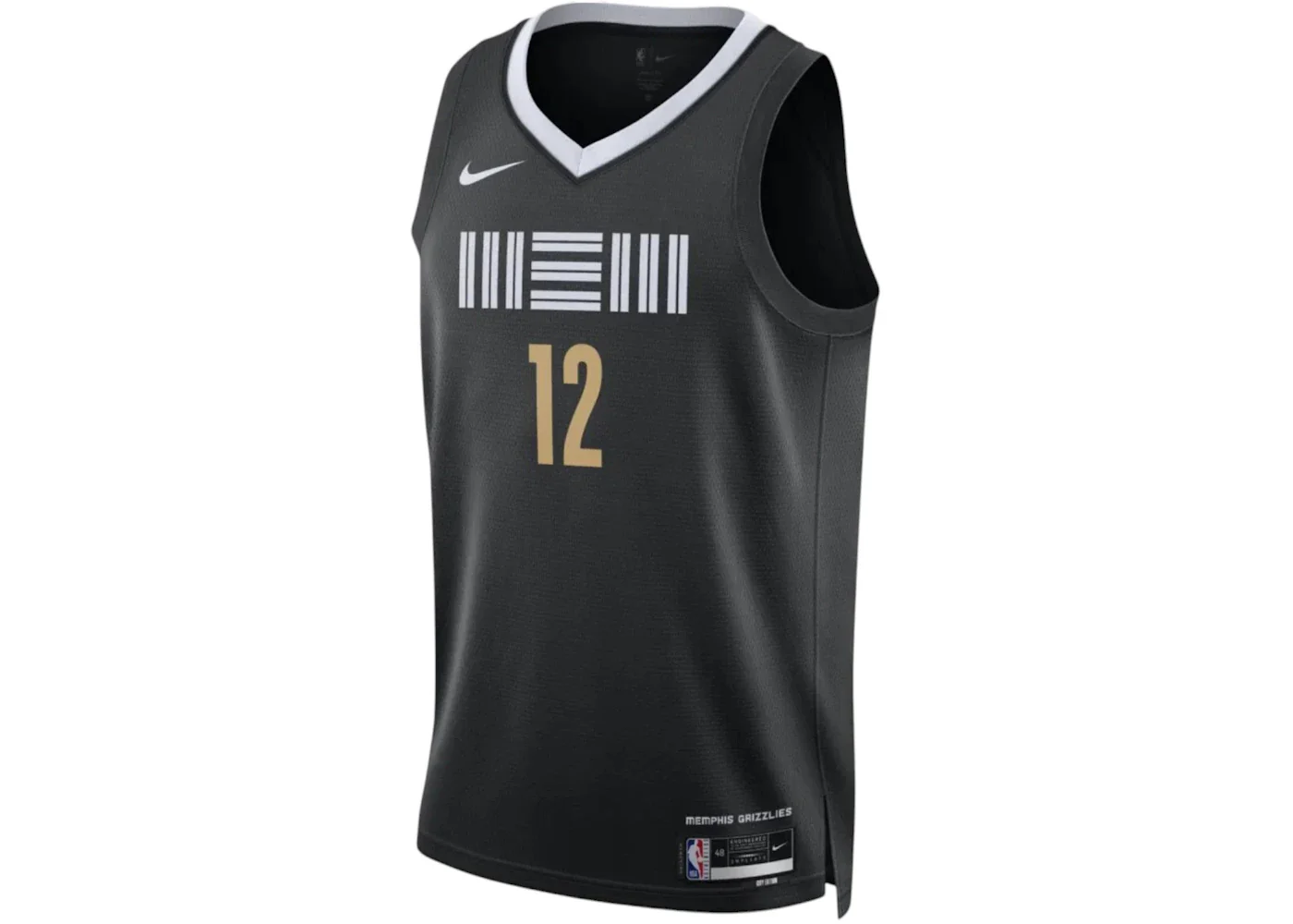 Nike Memphis Grizzlies Ja Morant 23/24 Dri-Fit Jersey Black