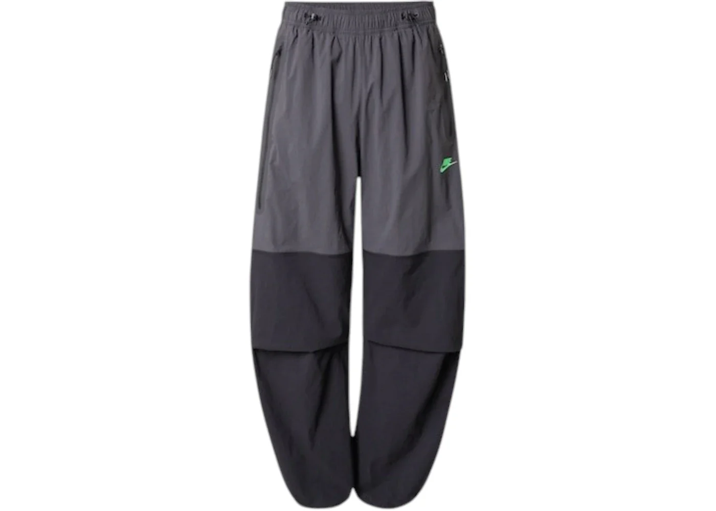 Nike Tech Woven Oversized Pants Black/Anthracite/Green Strike