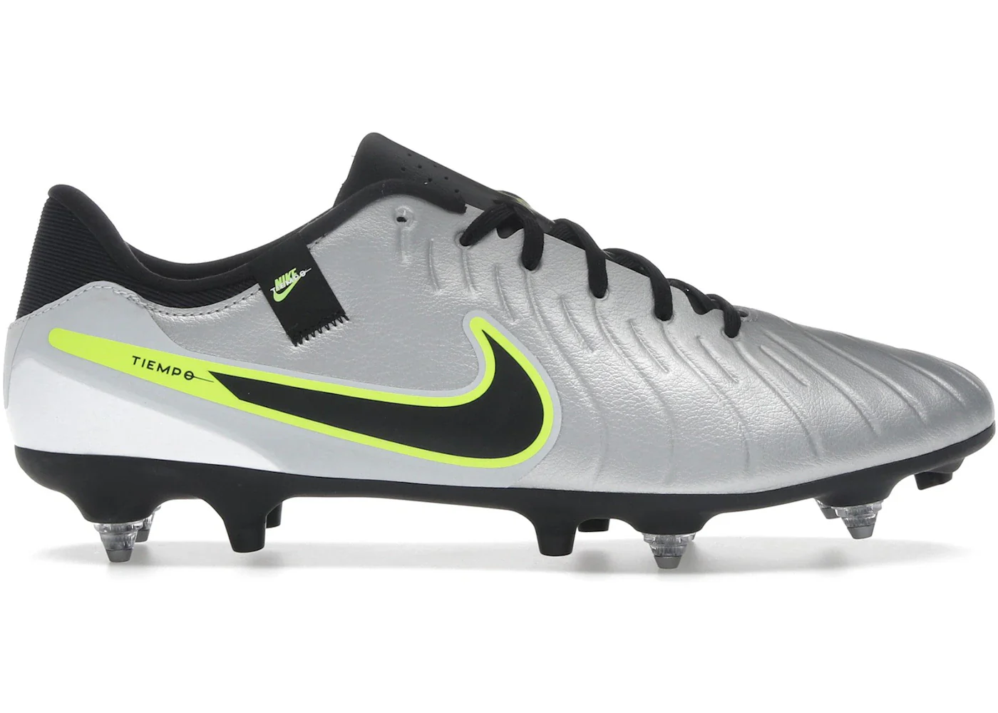 Nike Tiempo Legend 10 Academy SG-Pro AC Metallic Silver Volt Black