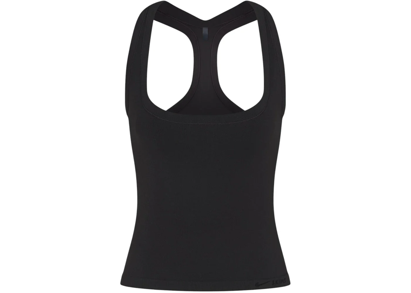 Nike x SKIMS Women's Vintage Seamless Racer Back Tank Obsidian