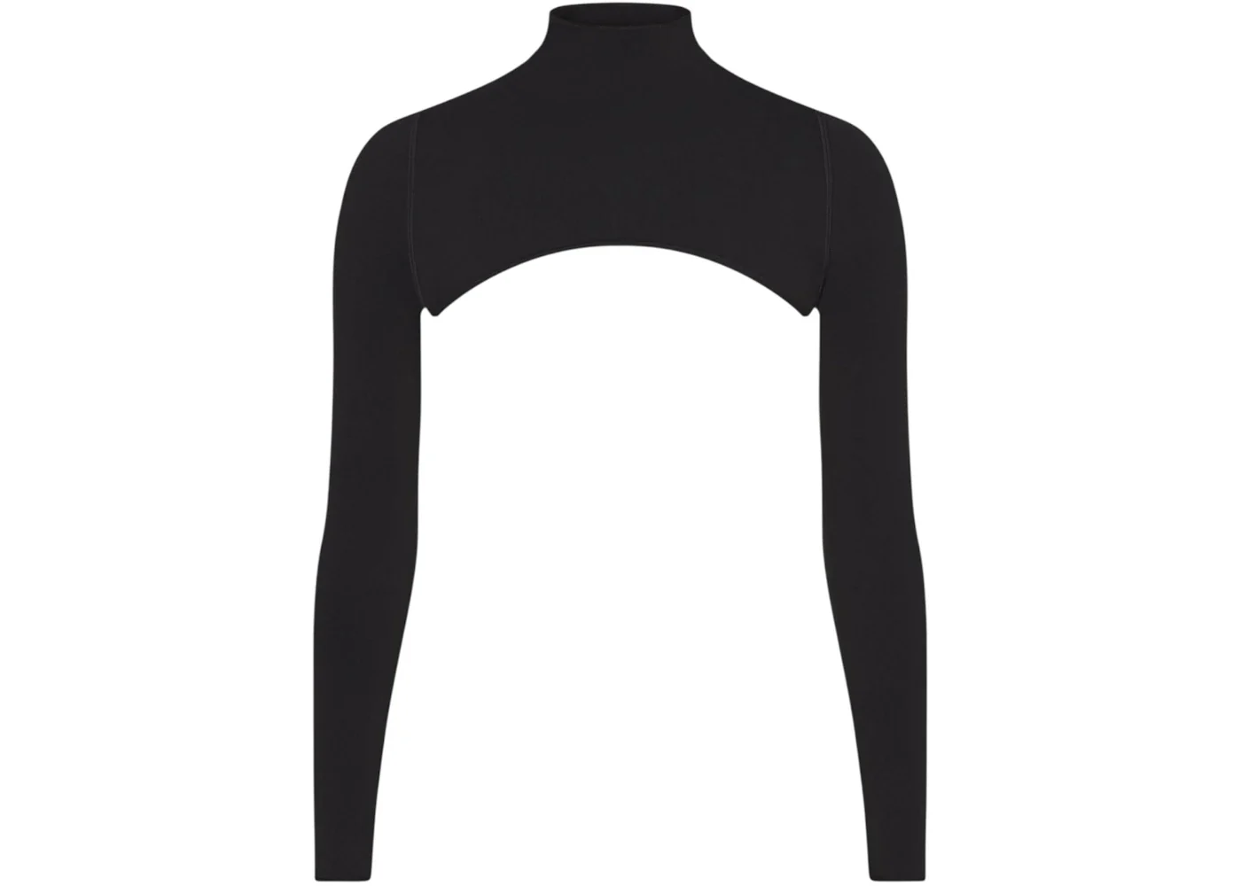 Nike x SKIMS Women's Vintage Seamless Shrug Obsidian