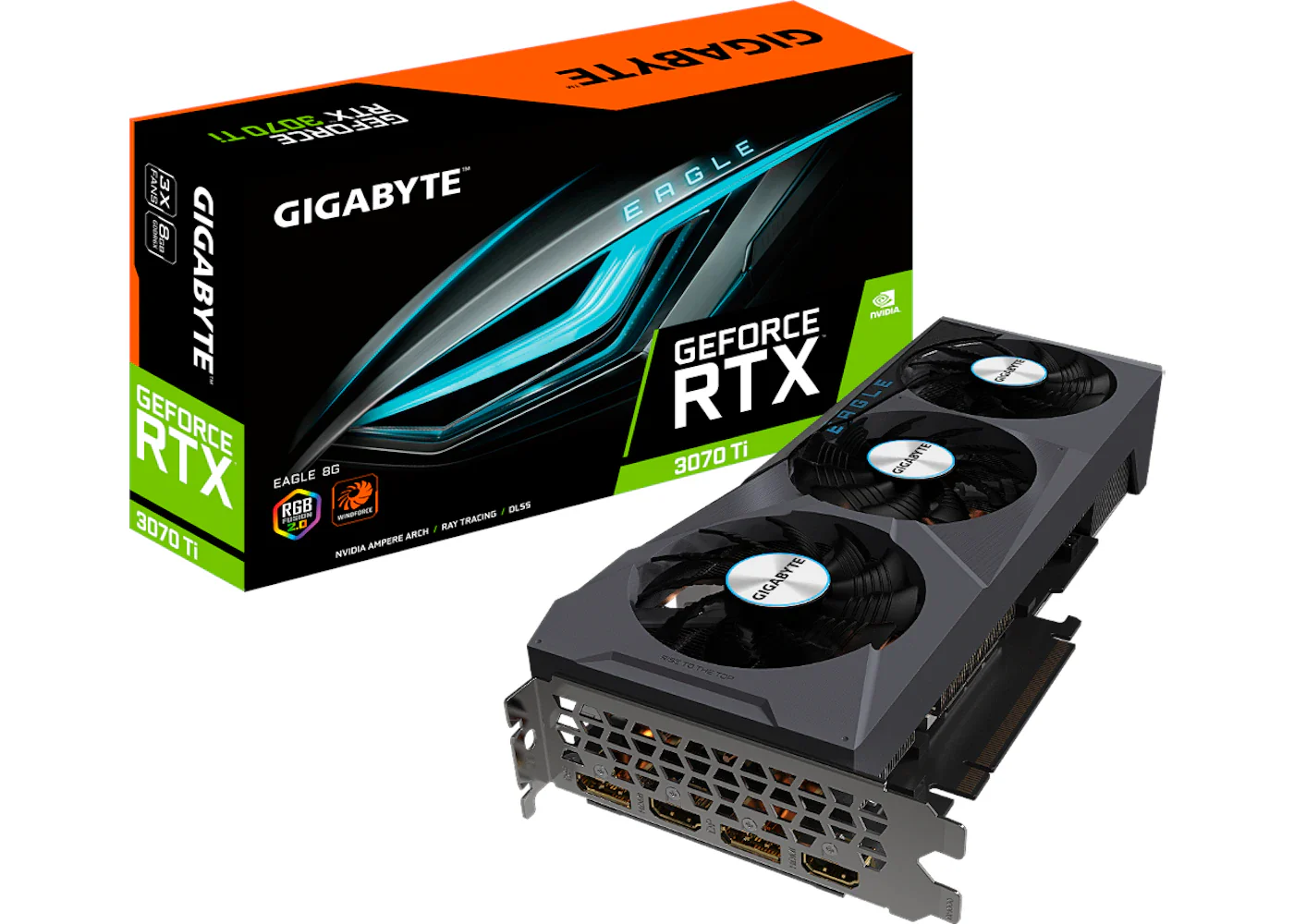 NVIDIA GIGABYTE GeForce RTX 3070 Ti EAGLE 8G (GV-N307TEAGLE-8GD)