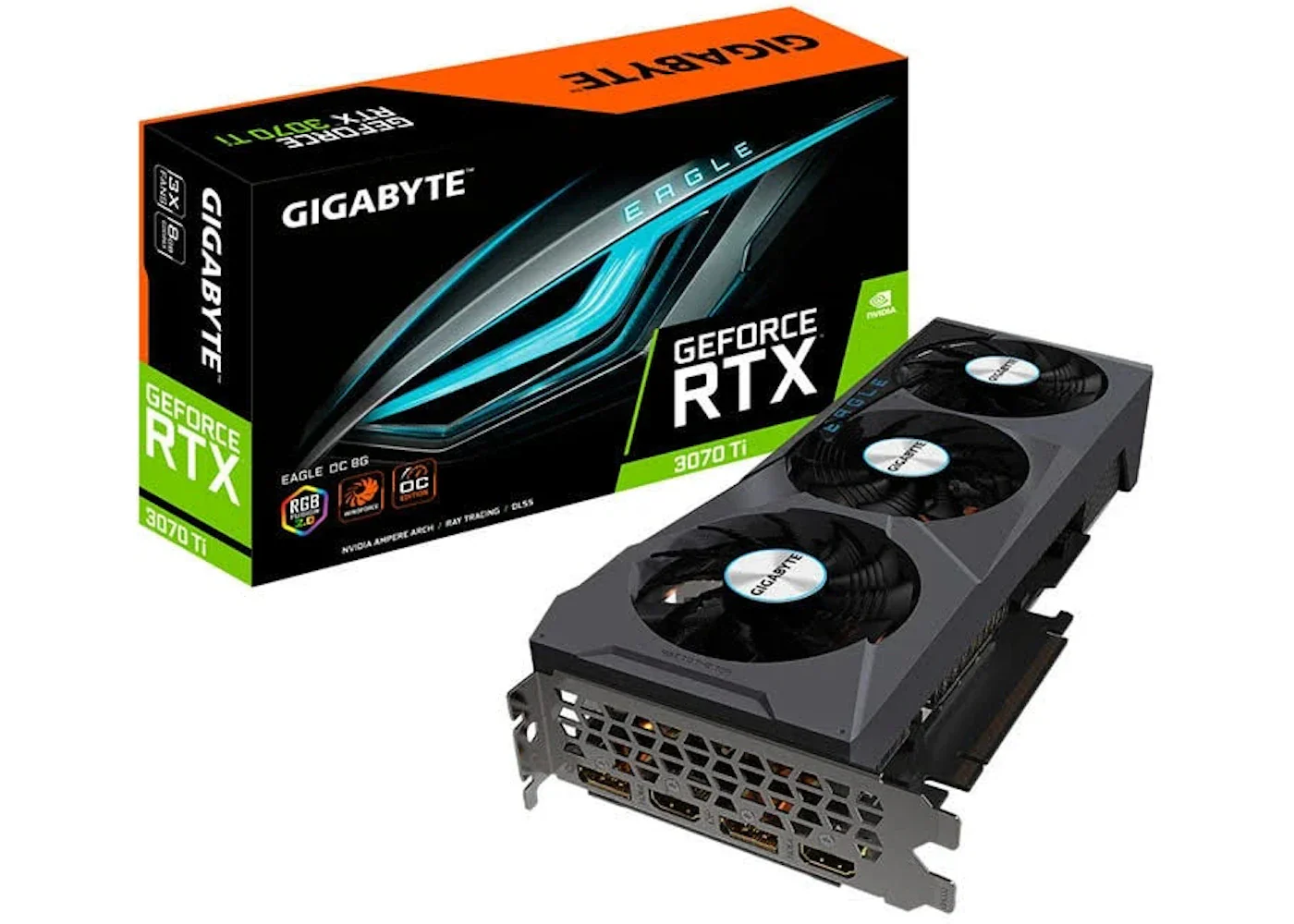 NVIDIA GIGABYTE GeForce RTX 3070 Ti EAGLE 8G OC (GV-N307TEAGLE OC-8GD)