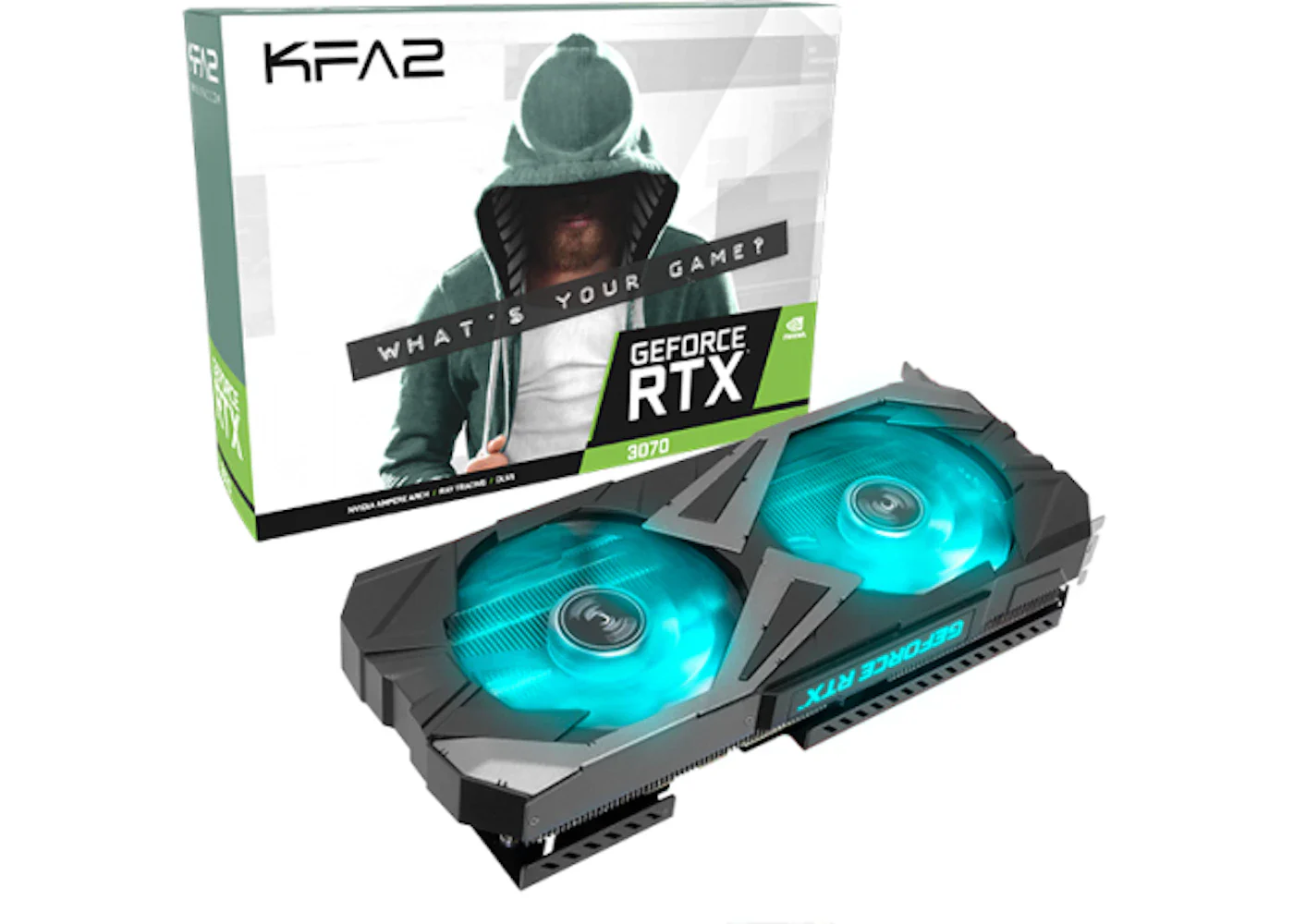 NVIDIA KFA2 GeForce RTX 3070 EX OC 8G Graphics Card (37NSL6MD2V7K)