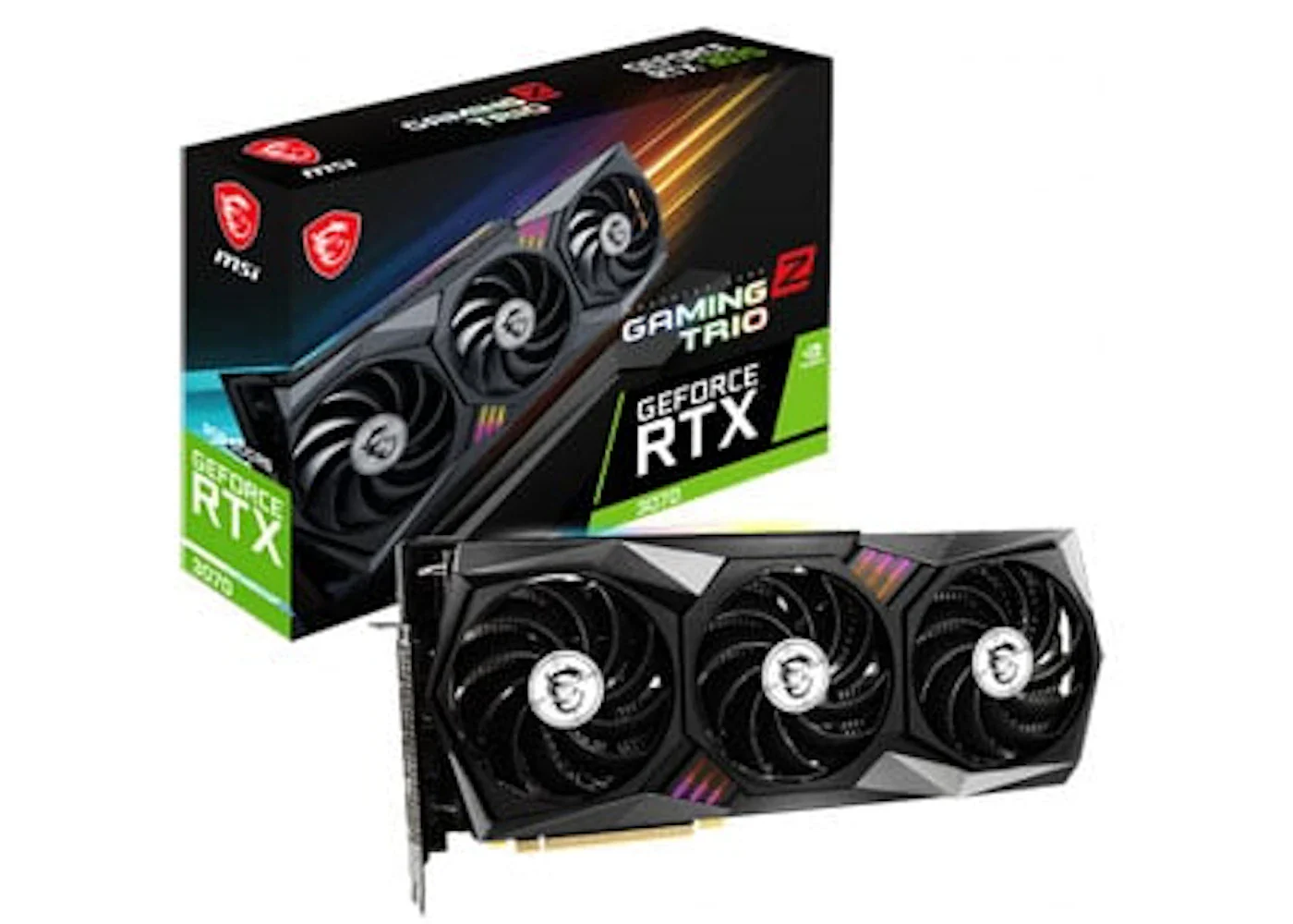 NVIDIA MSI GeForce RTX 3070 GAMING Z TRIO 8G LHR Graphics Card