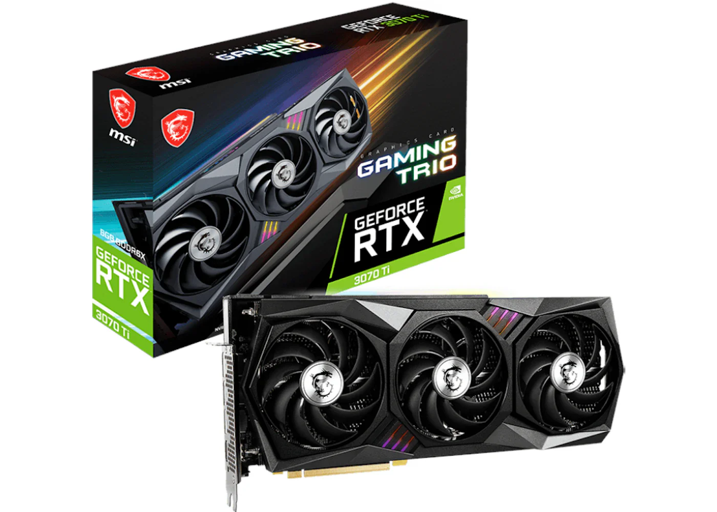 NVIDIA MSI GeForce RTX 3070 Ti GAMING TRIO 8G Graphics Card