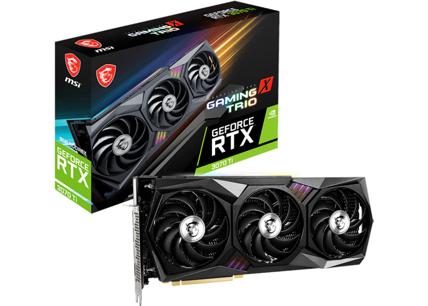 NVIDIA MSI GeForce RTX 3070 Ti GAMING X TRIO 8G Graphics Card