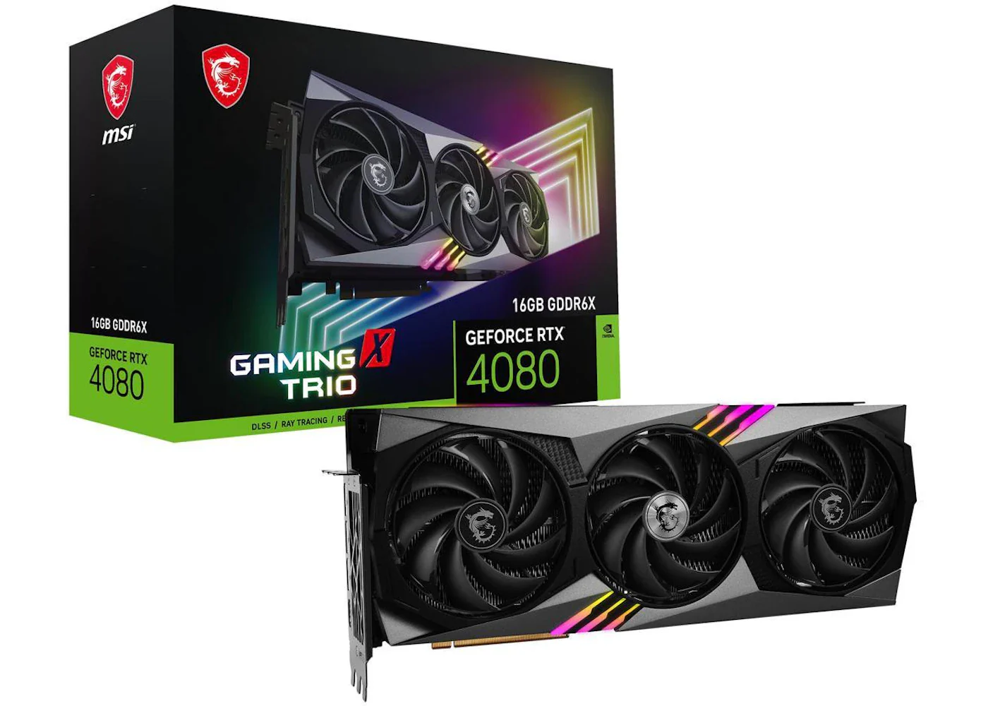 NVIDIA MSI GeForce RTX 4080 GAMING X TRIO 16GB Graphics Card