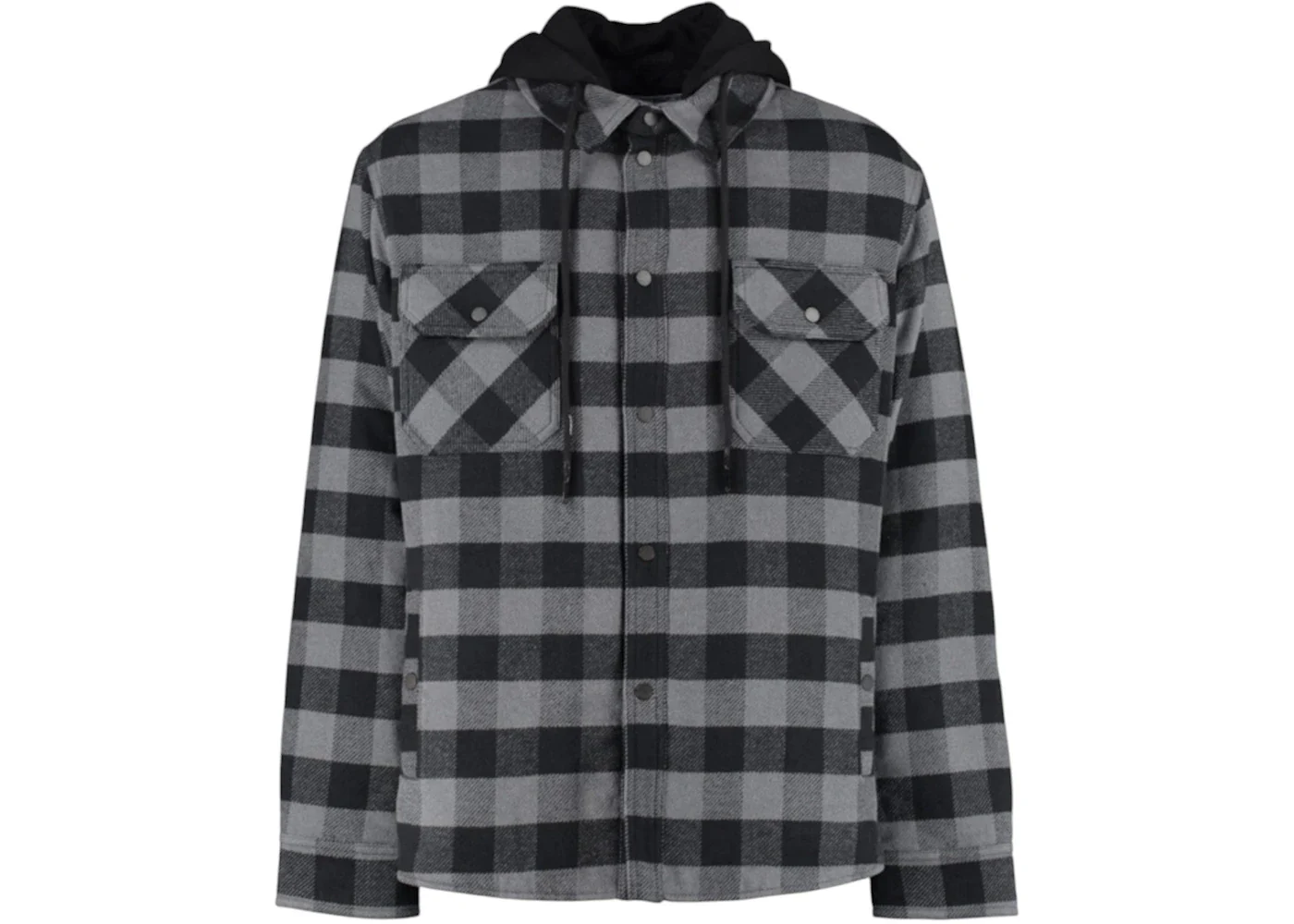 OFF-WHITE Arrow Padded Flannel Jacket Grey