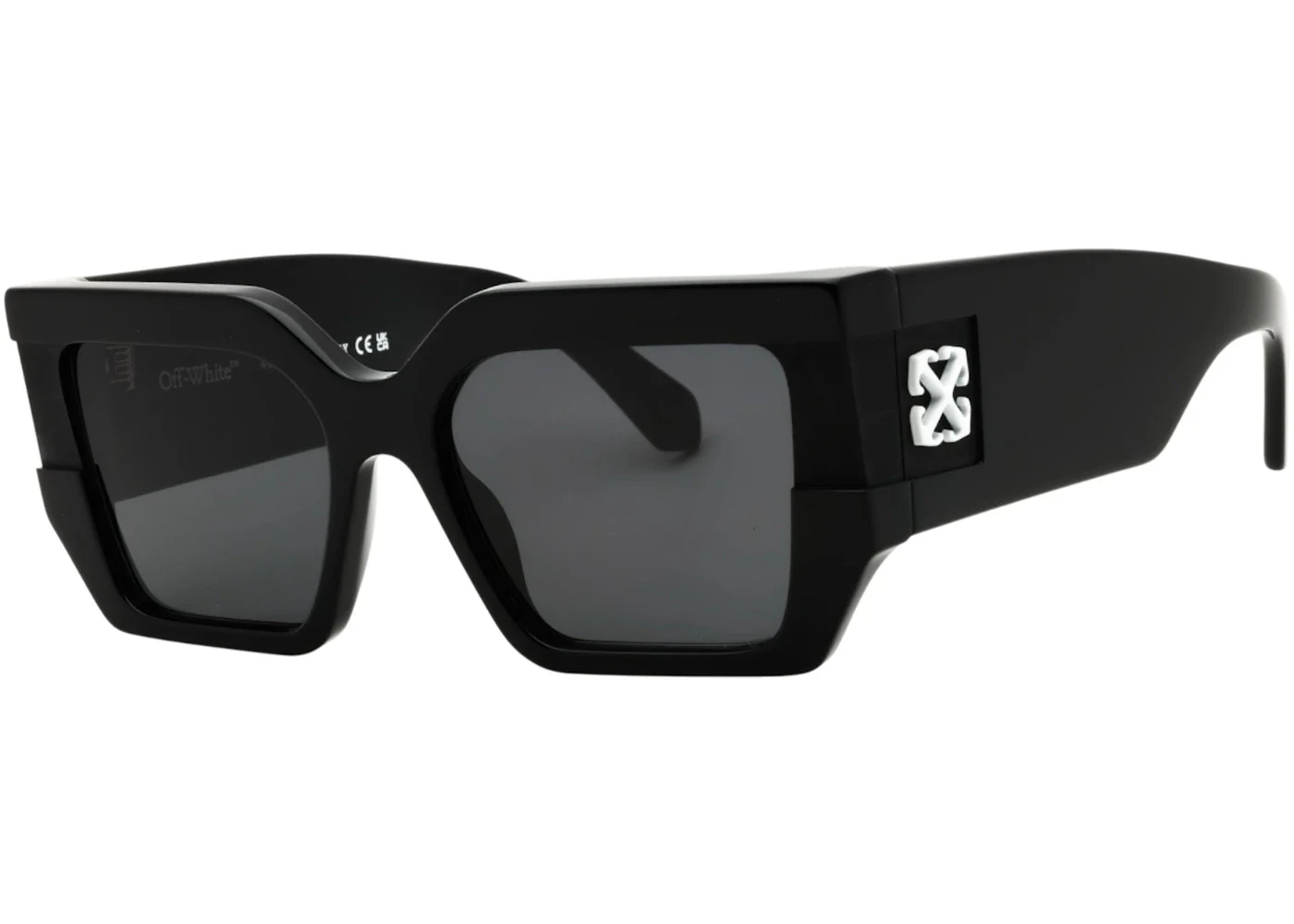 OFF-WHITE Dover Sunglasses Black Dark Grey (OERI148S25PLA0011007)