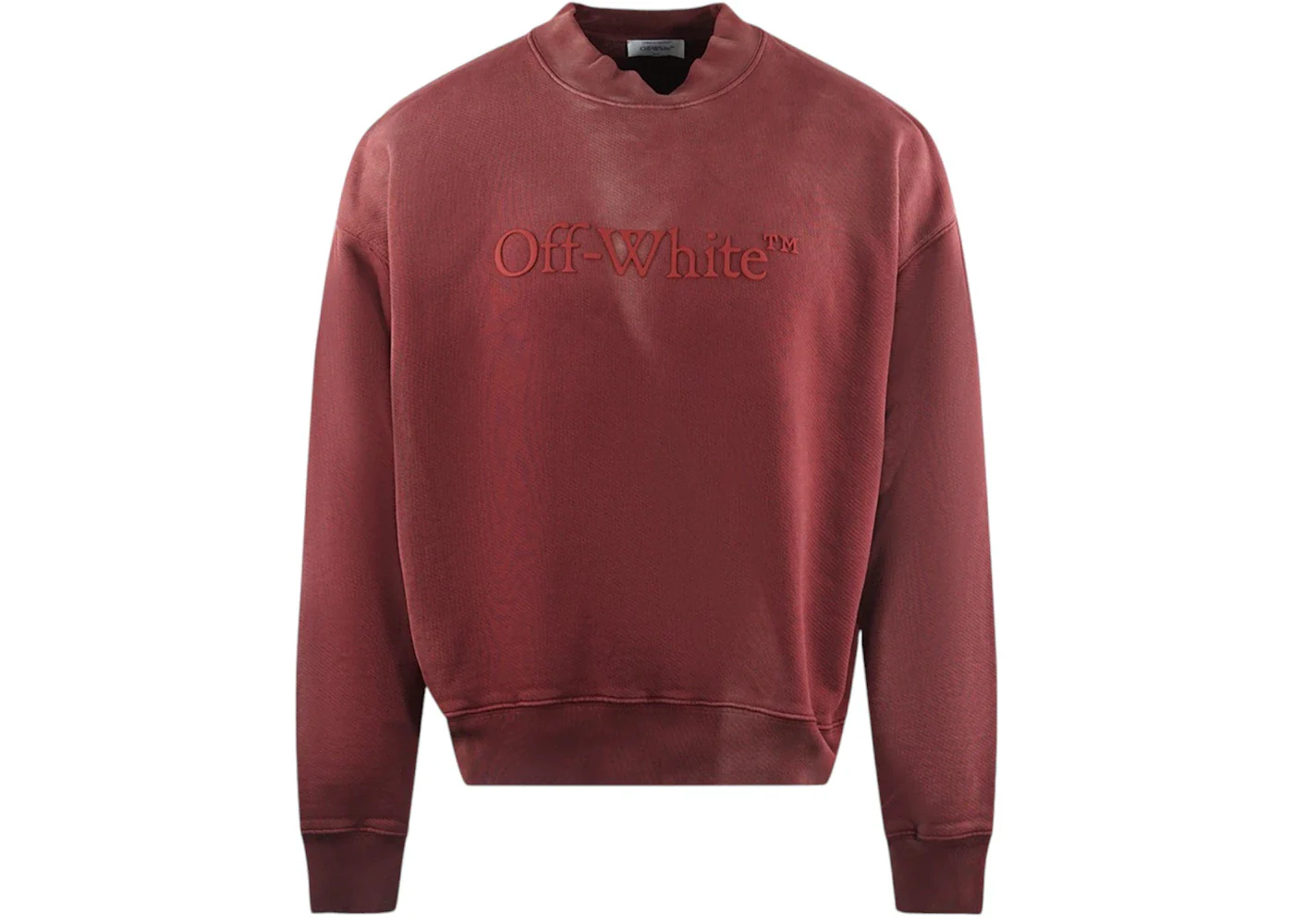 OFF-WHITE Laundry Skate Fit Sweatshirt Red