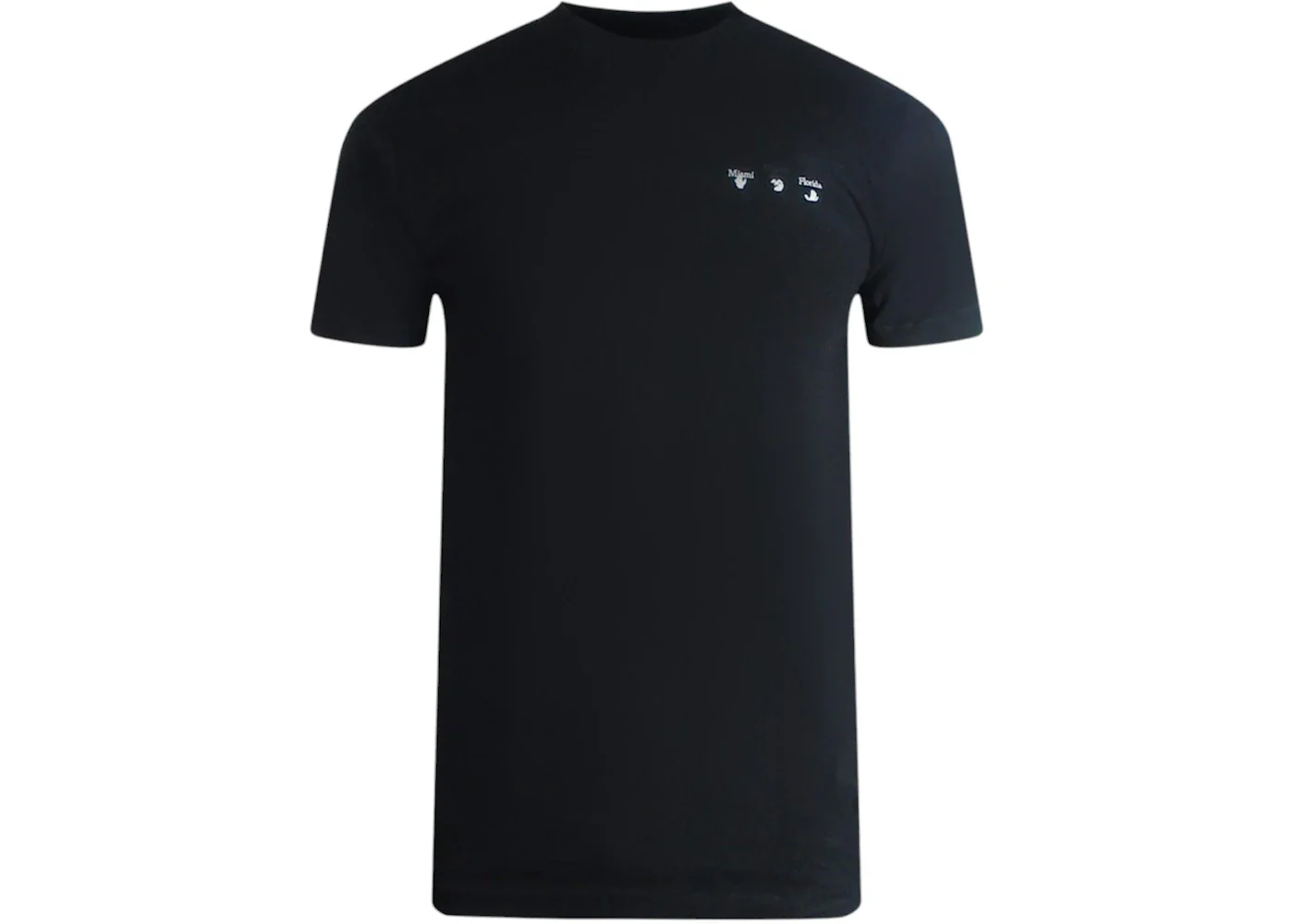 OFF-WHITE Miami Florida Design T-Shirt Black