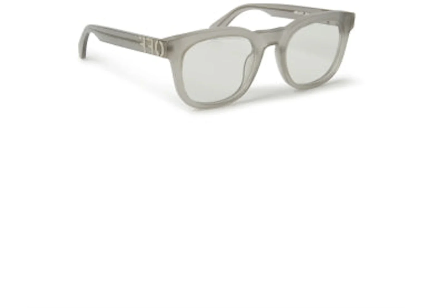OFF-WHITE Style 71 Eyeglasses Grey/Clear Lens (OERJ071S24PLA0010900-FR)