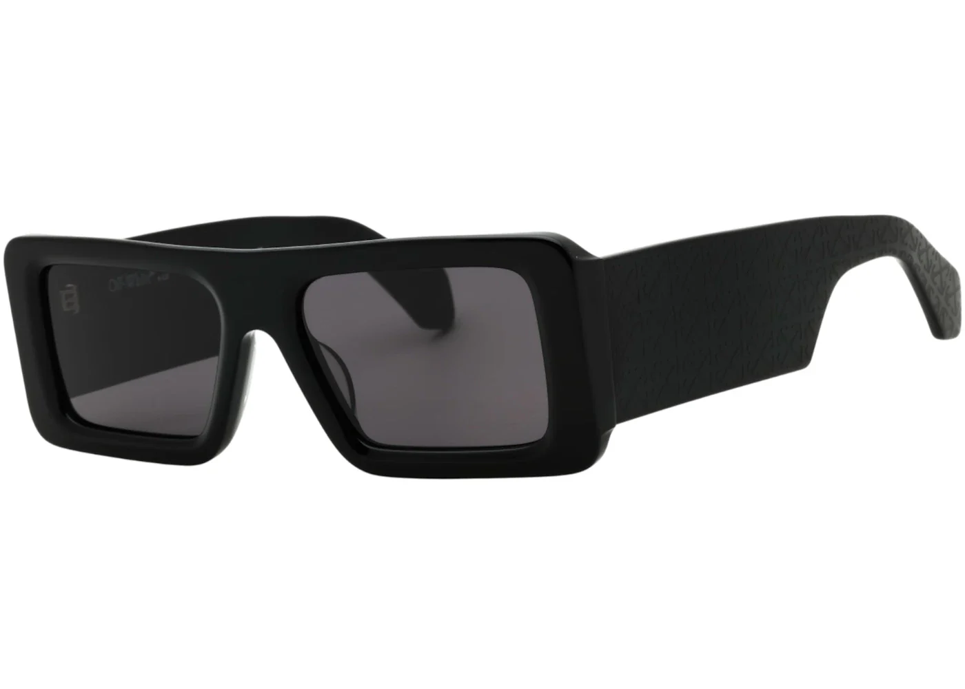 OFF-WHITE Troy Sunglasses Black Dark Grey (OERI140S25PLA0011007)