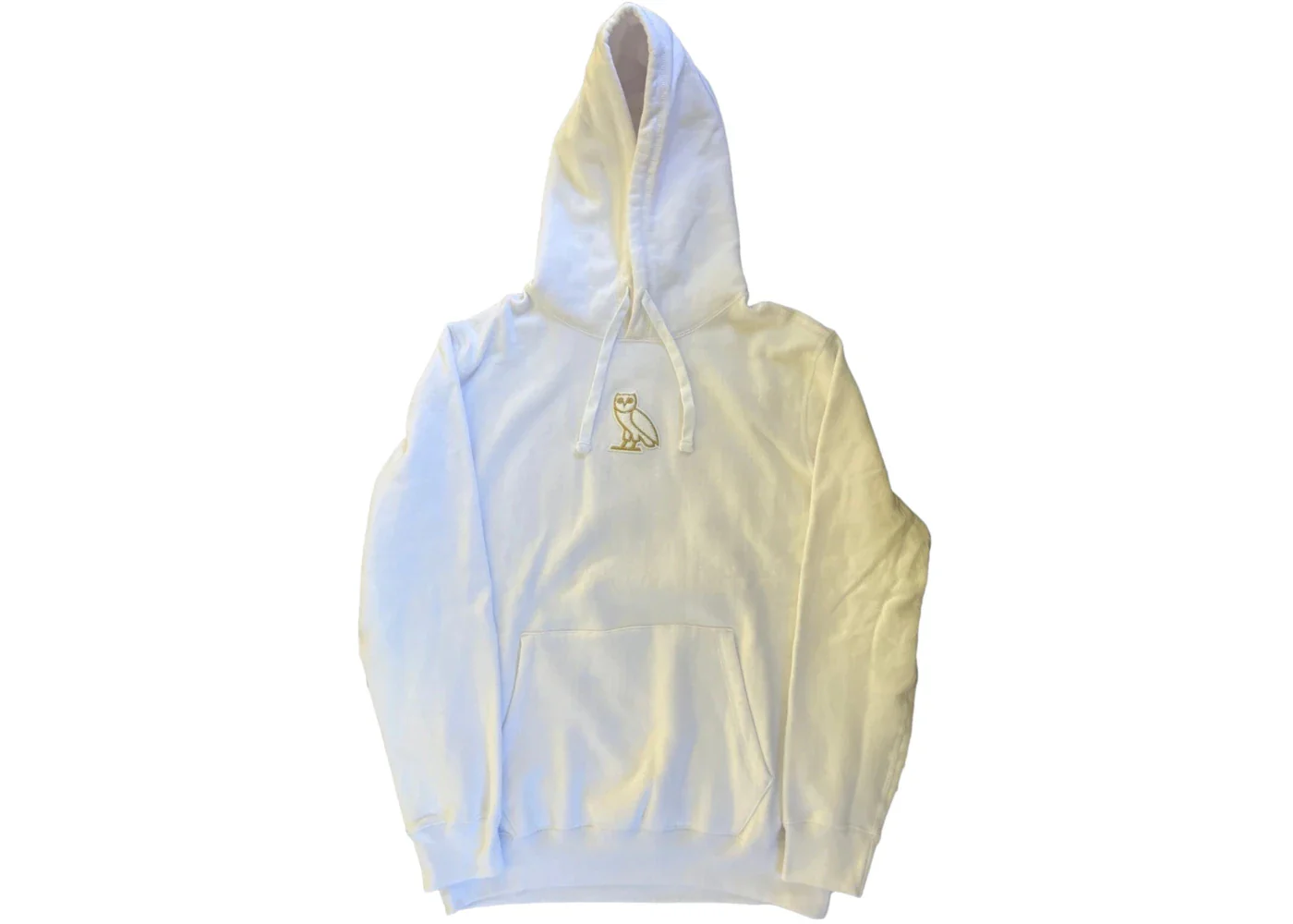 OVO Classic Owl Chenille Staff Exclusive Hoodie White