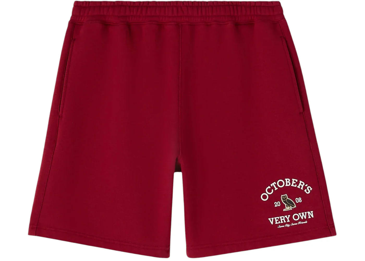 OVO Collegiate Shorts Deep Red