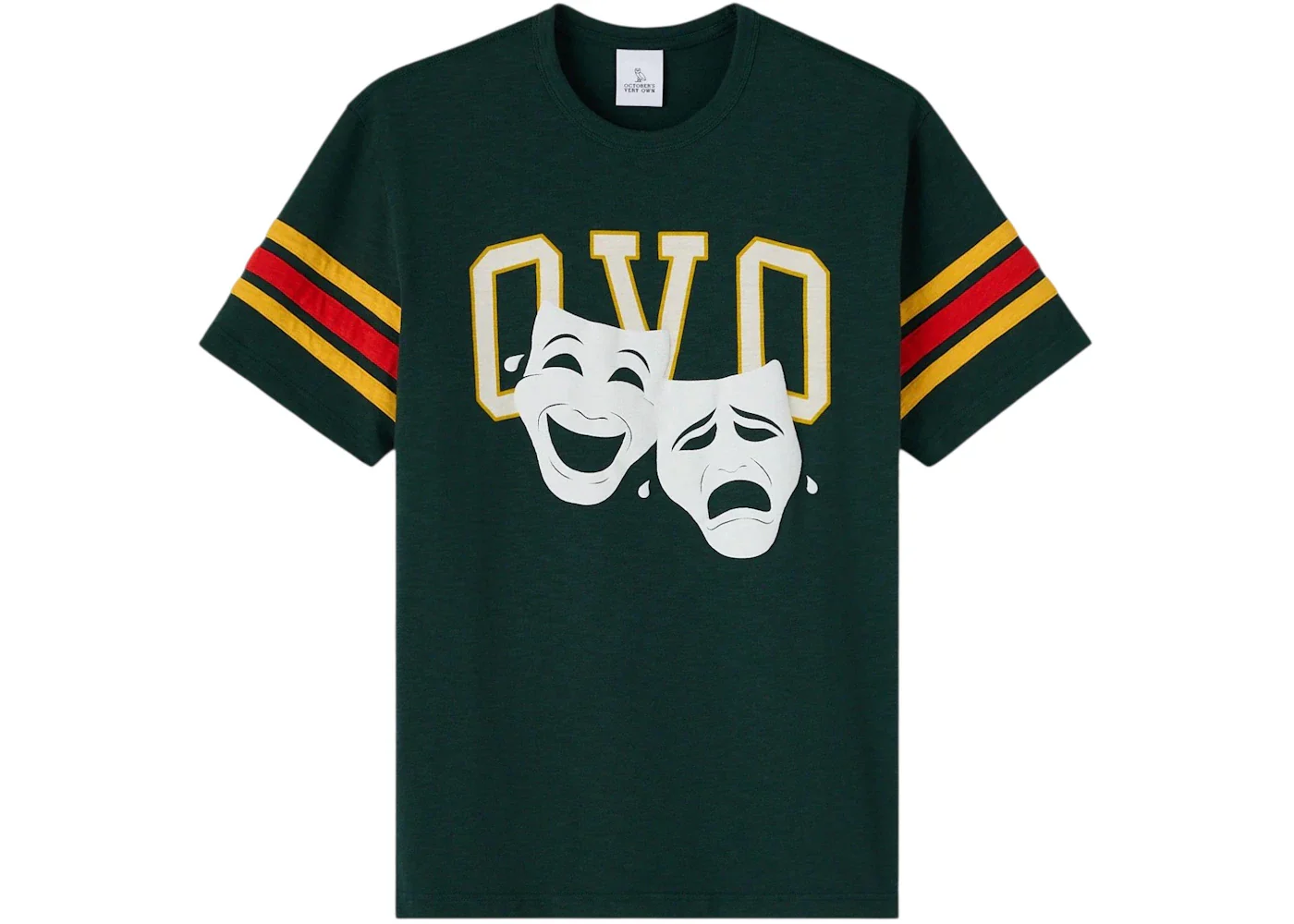 OVO Last Ones Laughing Football T-Shirt Midnight Green