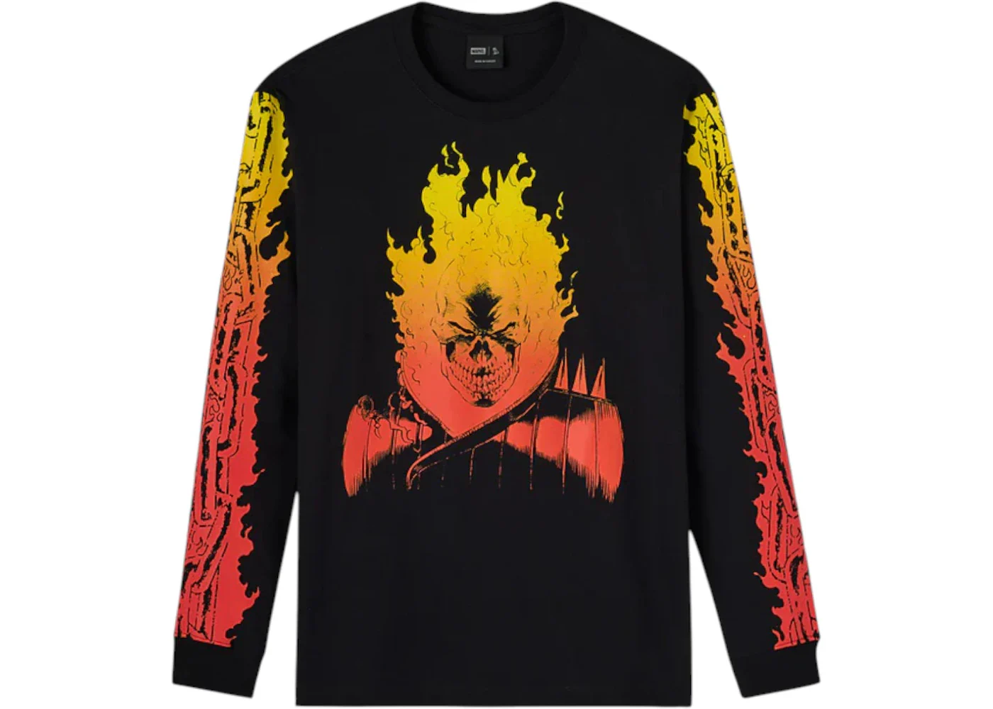 OVO x Marvel Ghost Rider Long Sleeve Tee Black