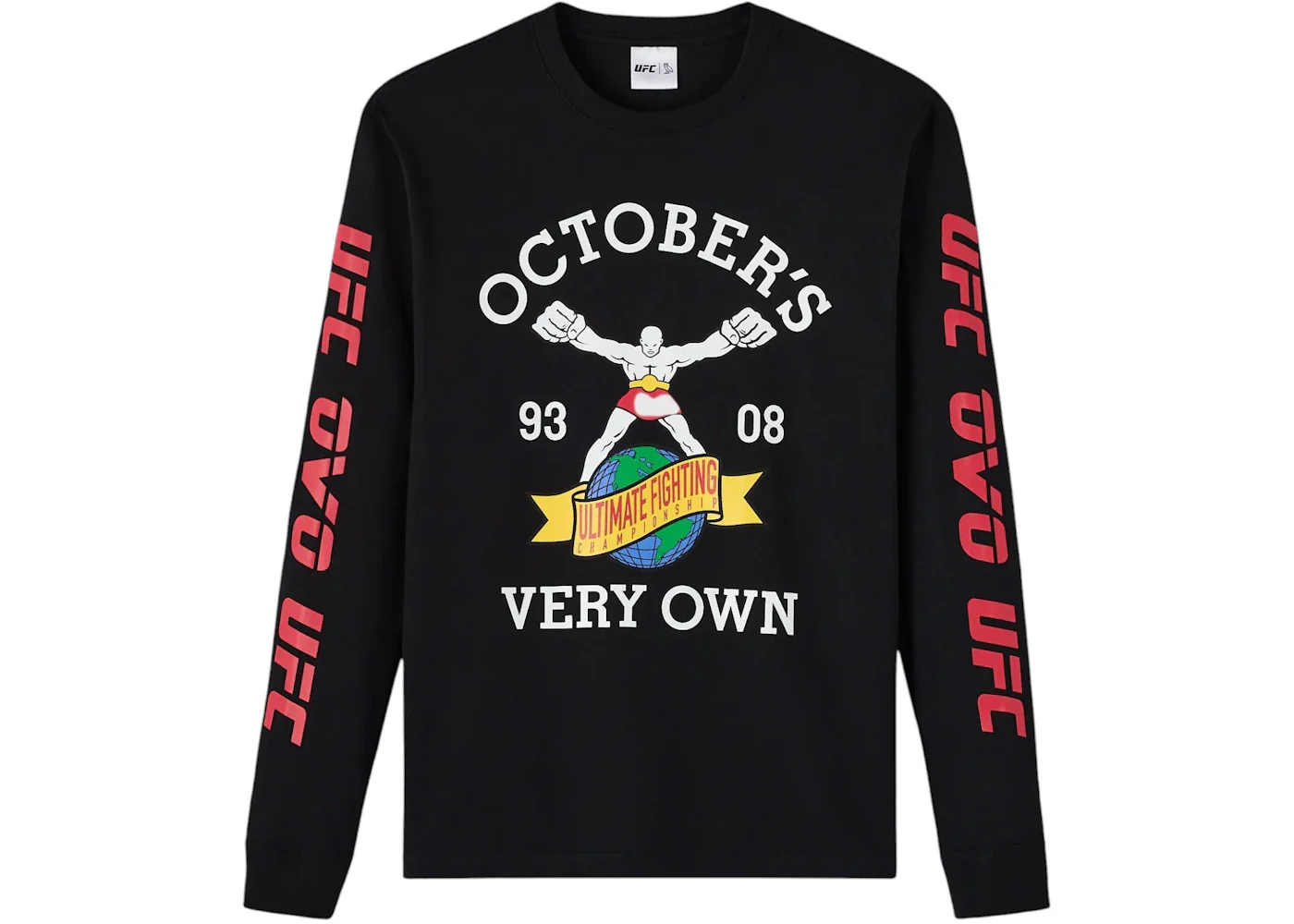 OVO x UFC Long-Sleeve T-Shirt Black