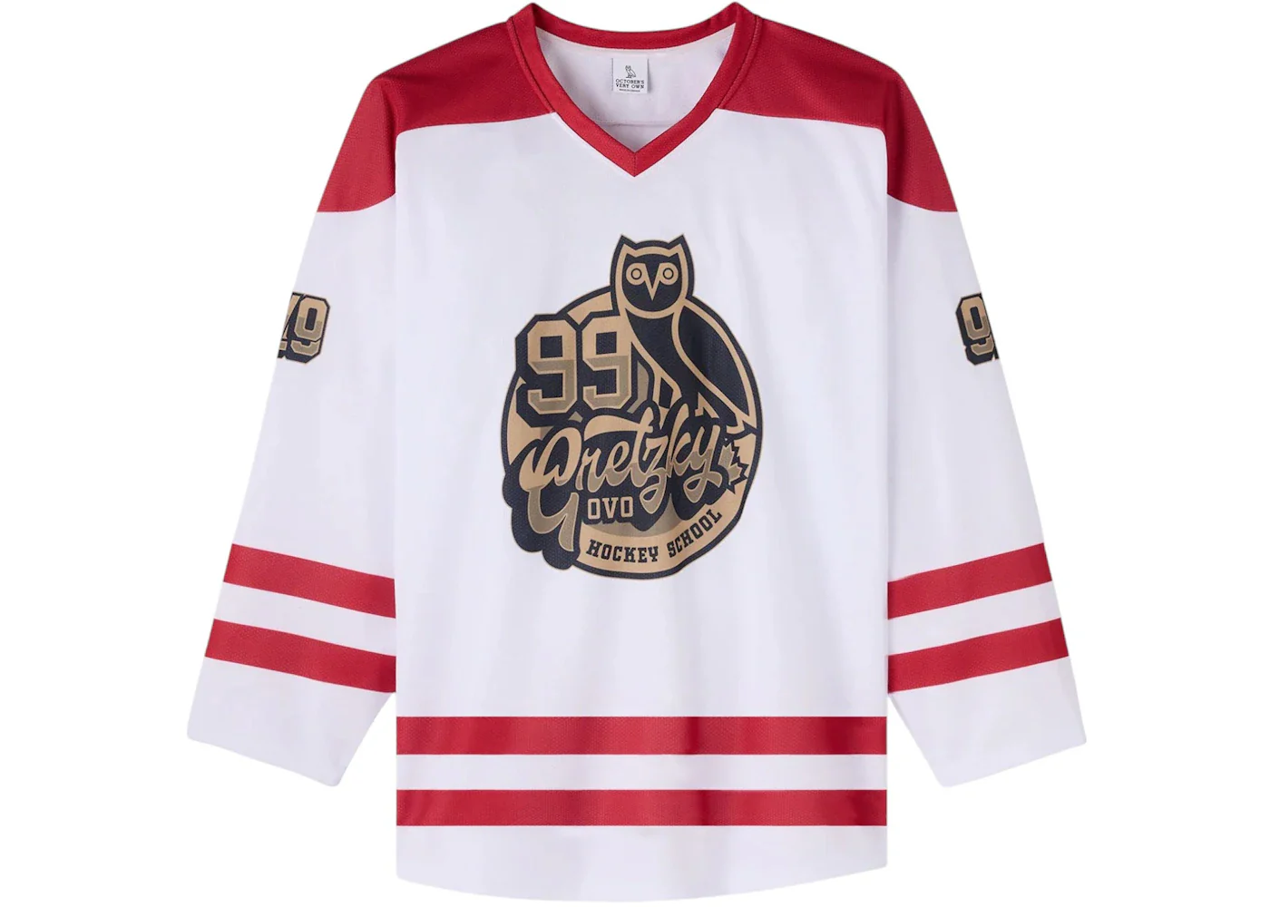 OVO x Wayne Gretzky Hockey School Jersey White