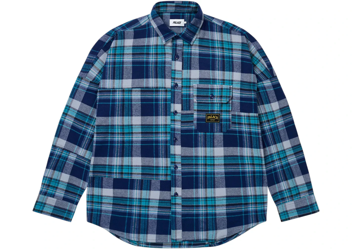 Palace Lumber Yak Patch Overshirt Blue