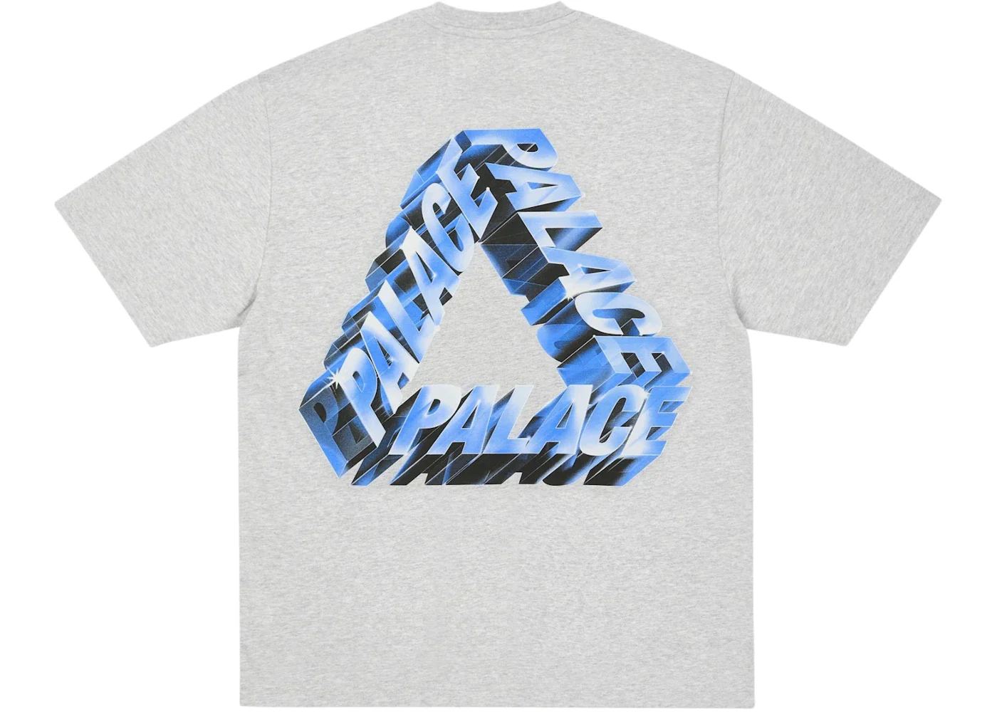 Palace Polished P3 T-Shirt Grey Marl