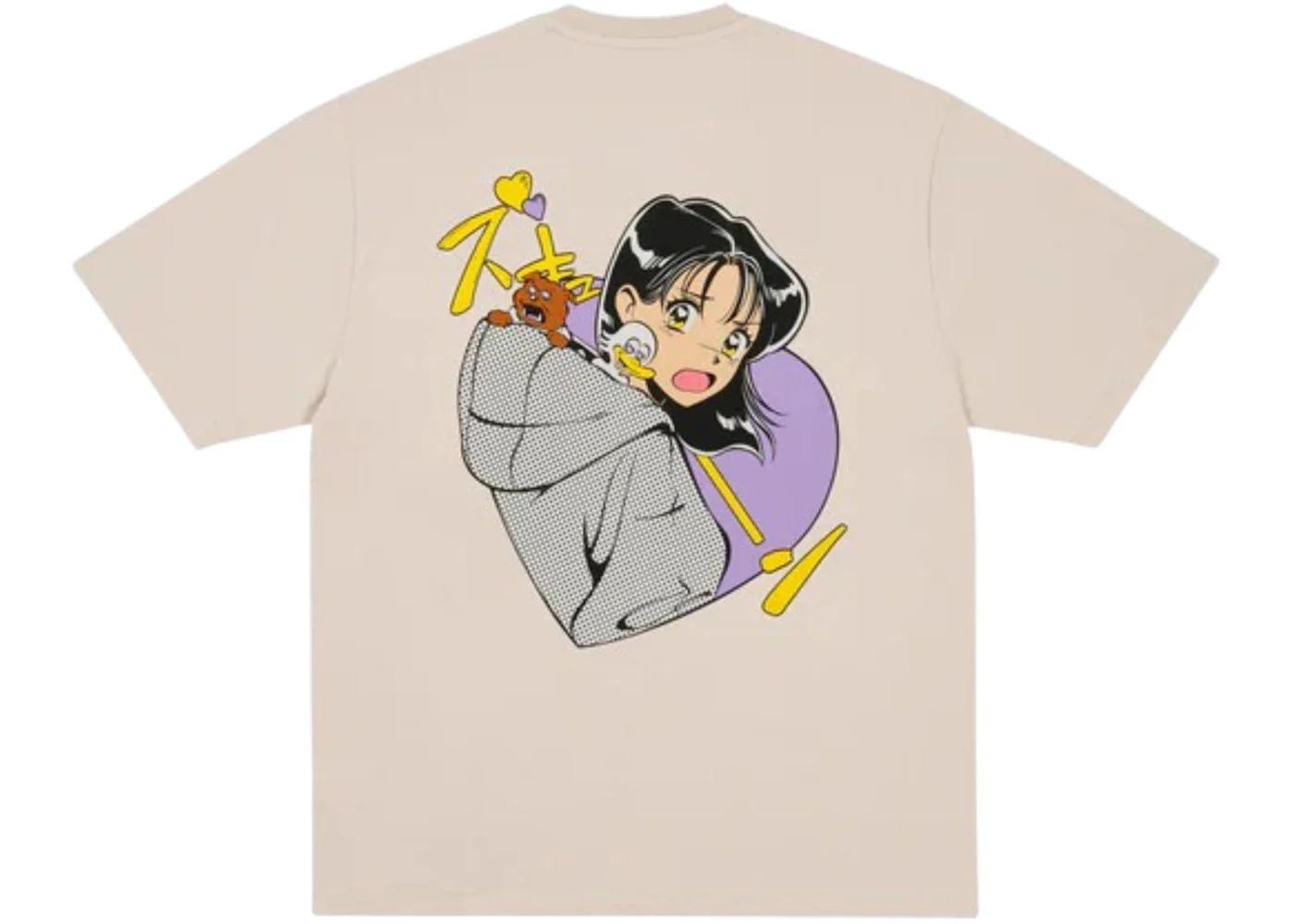 Palace Rear View T-Shirt Stoney Grey