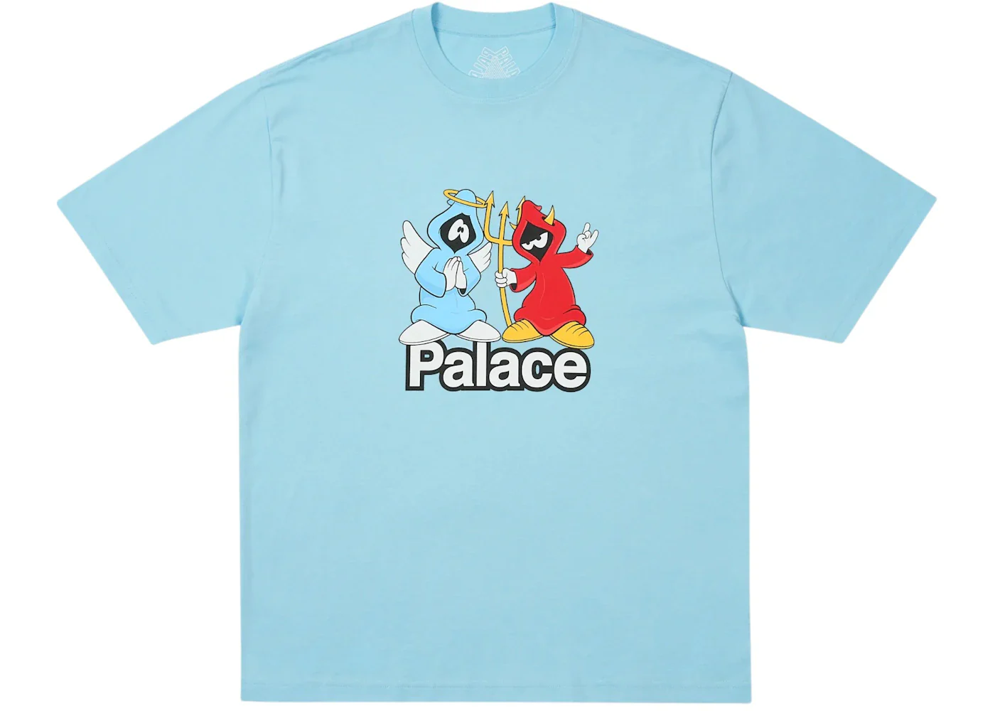 Palace Right And Wrong T-Shirt Skyline Blue