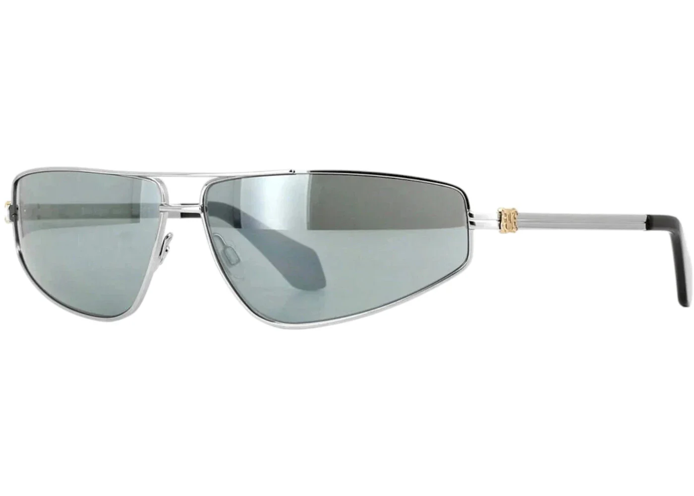 Palm Angels Clavey Sunglasses Silver (PERI059S24MET0017272)