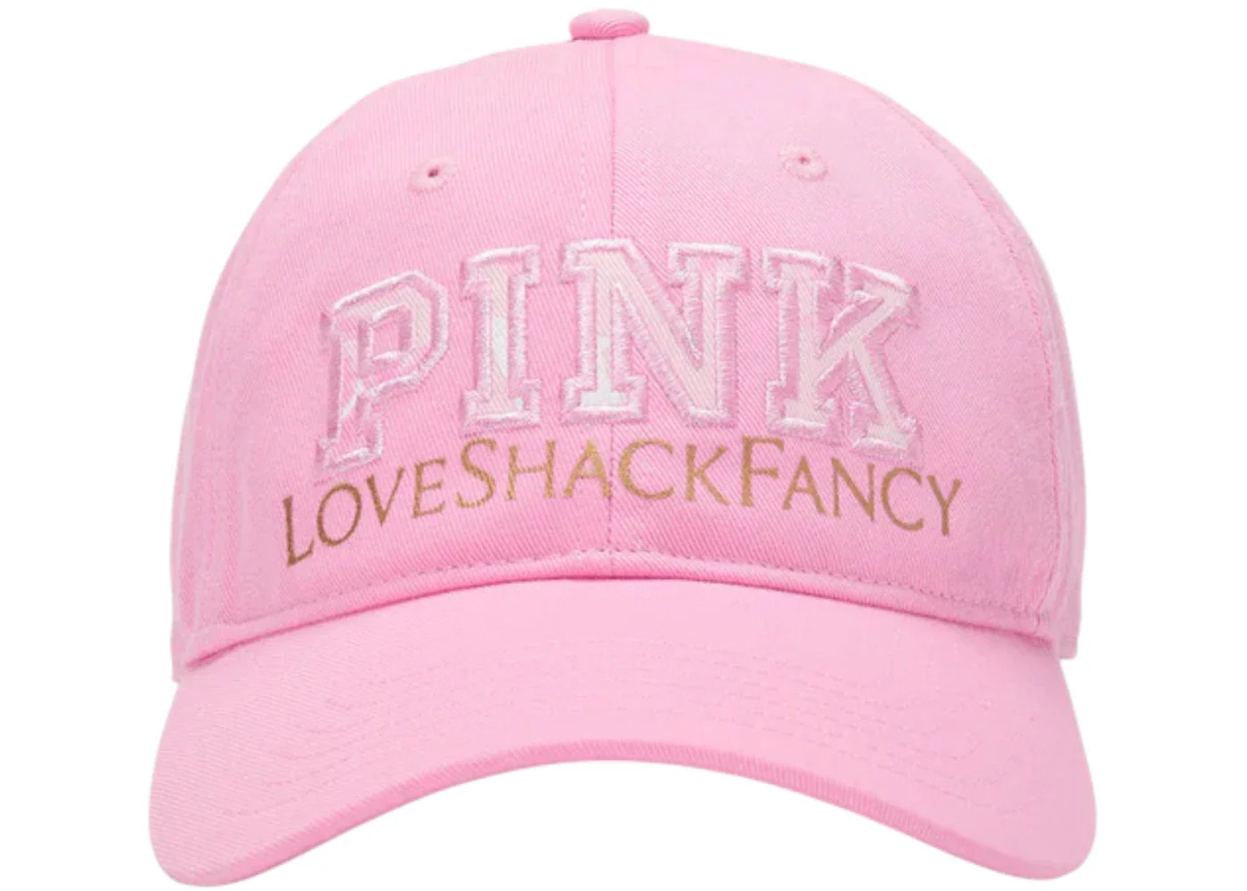 PINK x LoveShackFancy Pink Baseball Hat Pink Lollipop