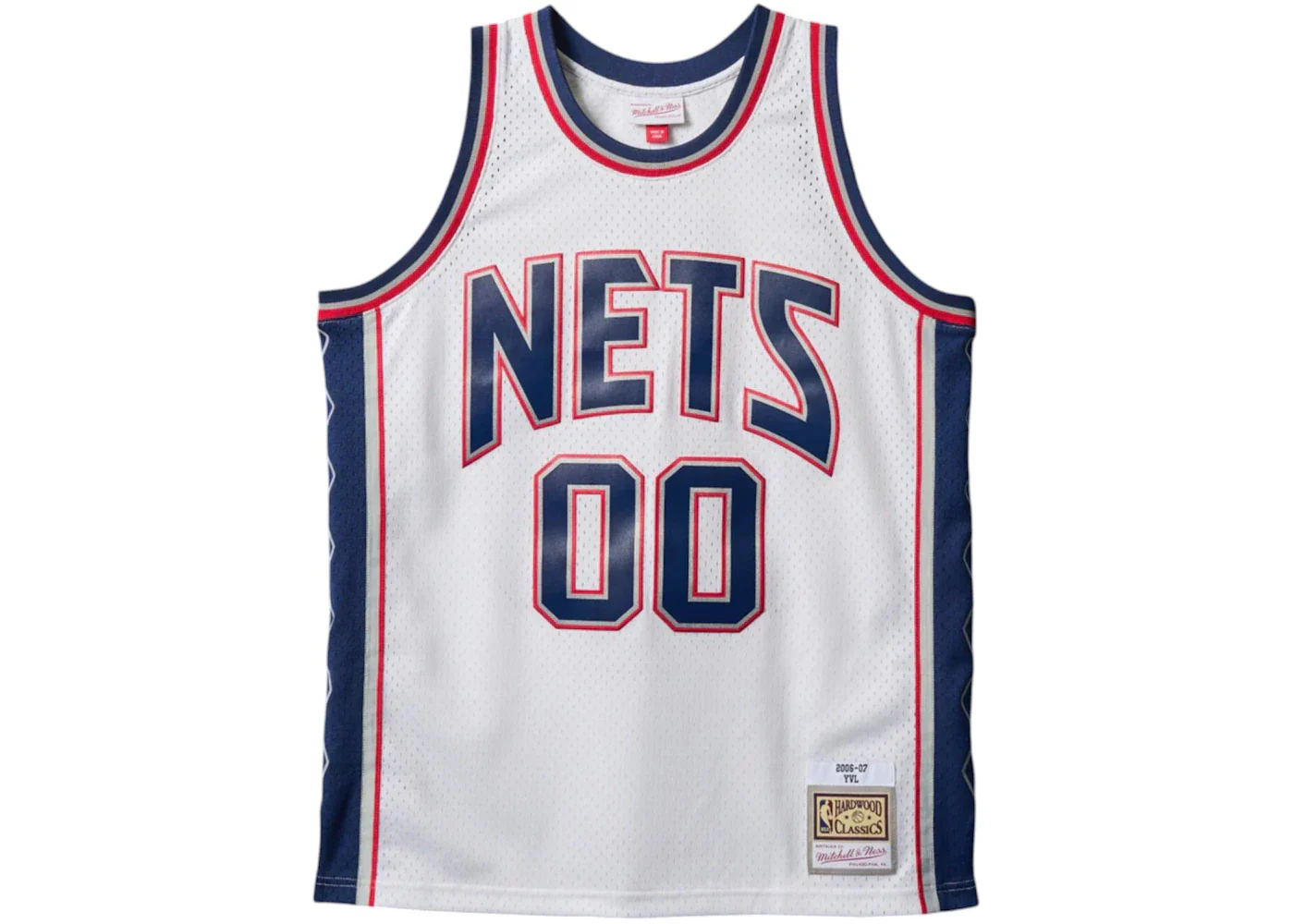 Playboi Carti x NBA x Mitchell & Ness New Jersey Nets 2006-07 Swingman Jersey White