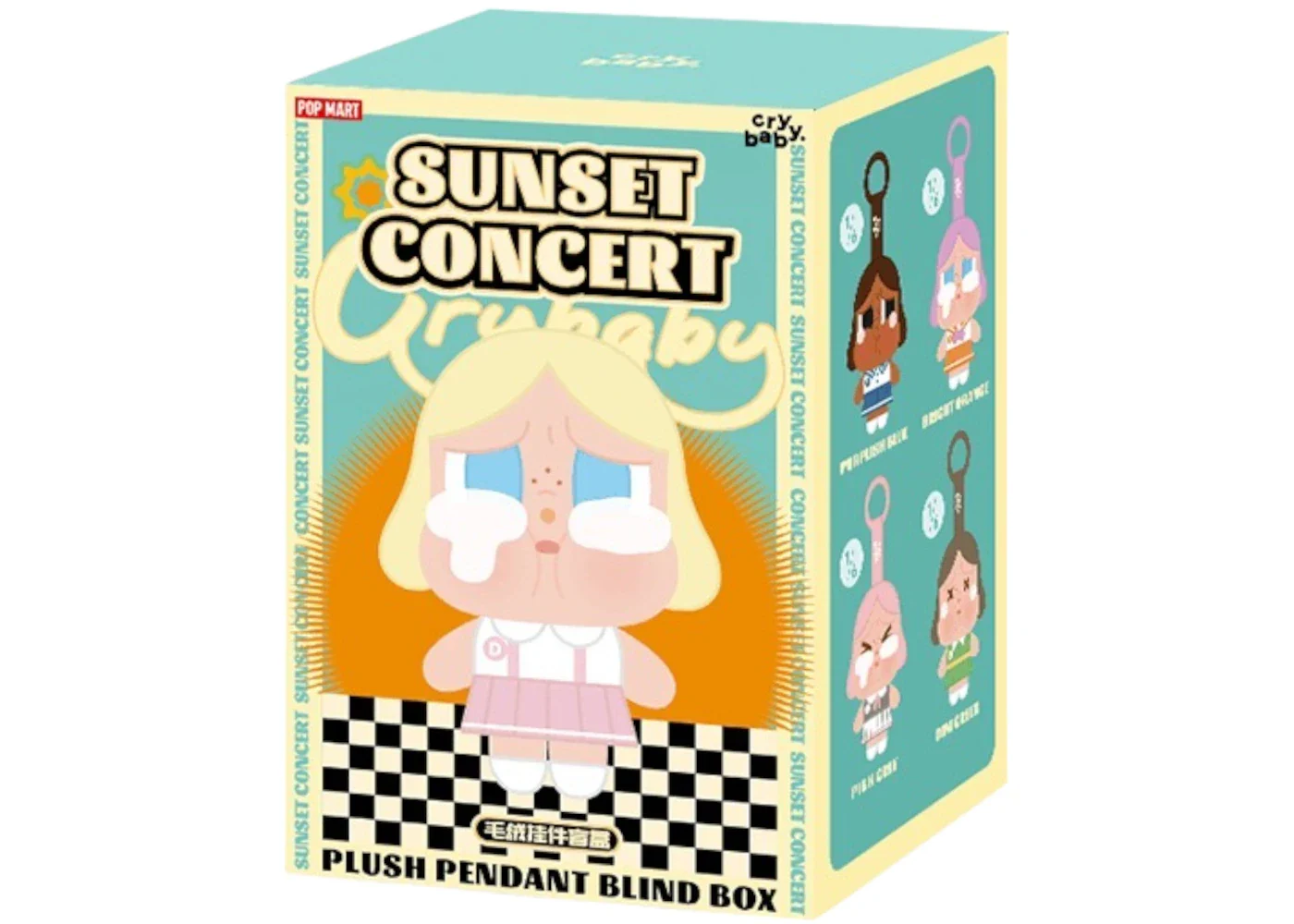 Pop Mart CRYBABY Sunset Concert Series Plush Pendant Single Blind Box